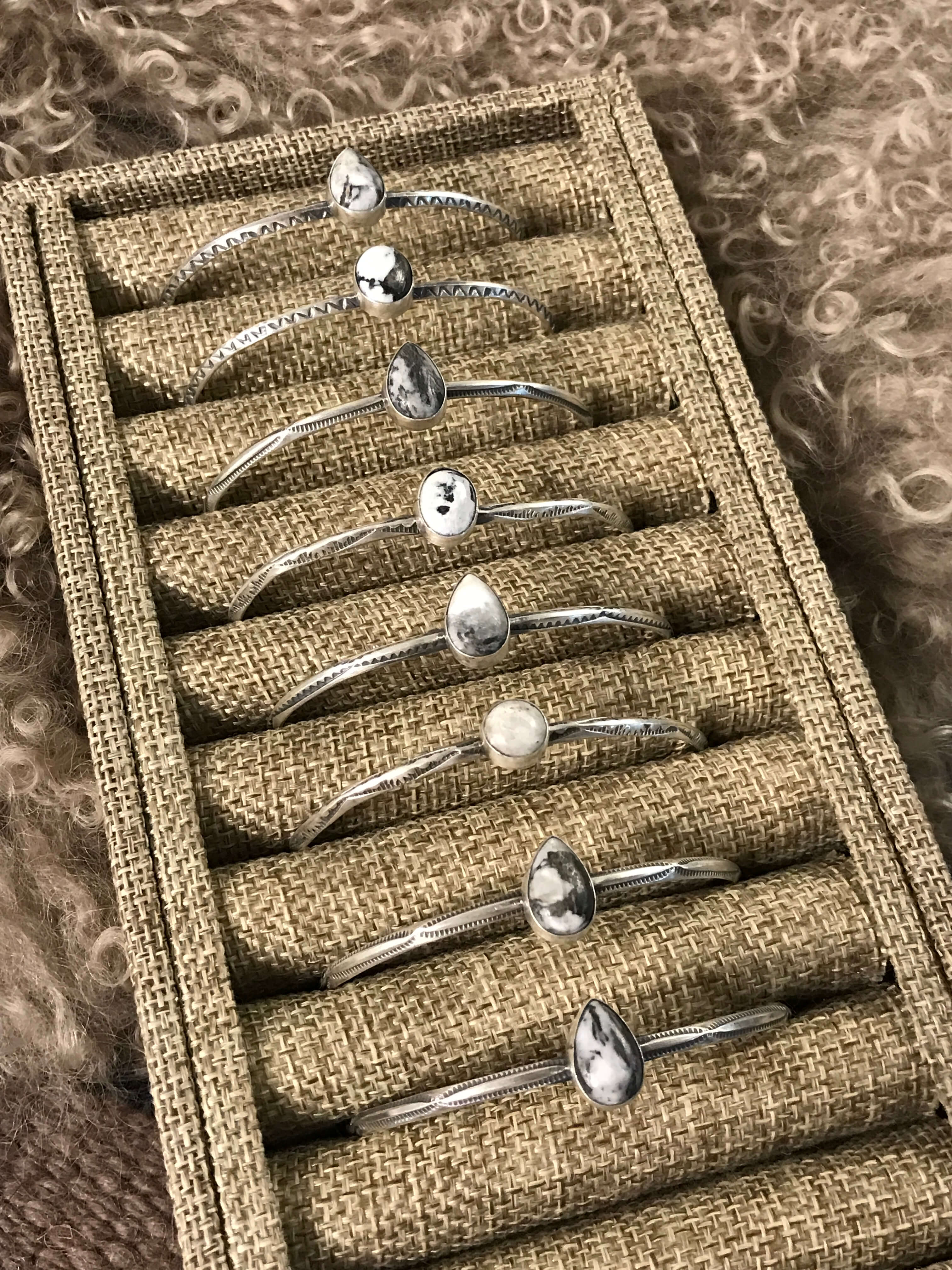 The Connolly Cuffs-Bracelets & Cuffs-Calli Co., Turquoise and Silver Jewelry, Native American Handmade, Zuni Tribe, Navajo Tribe, Brock Texas