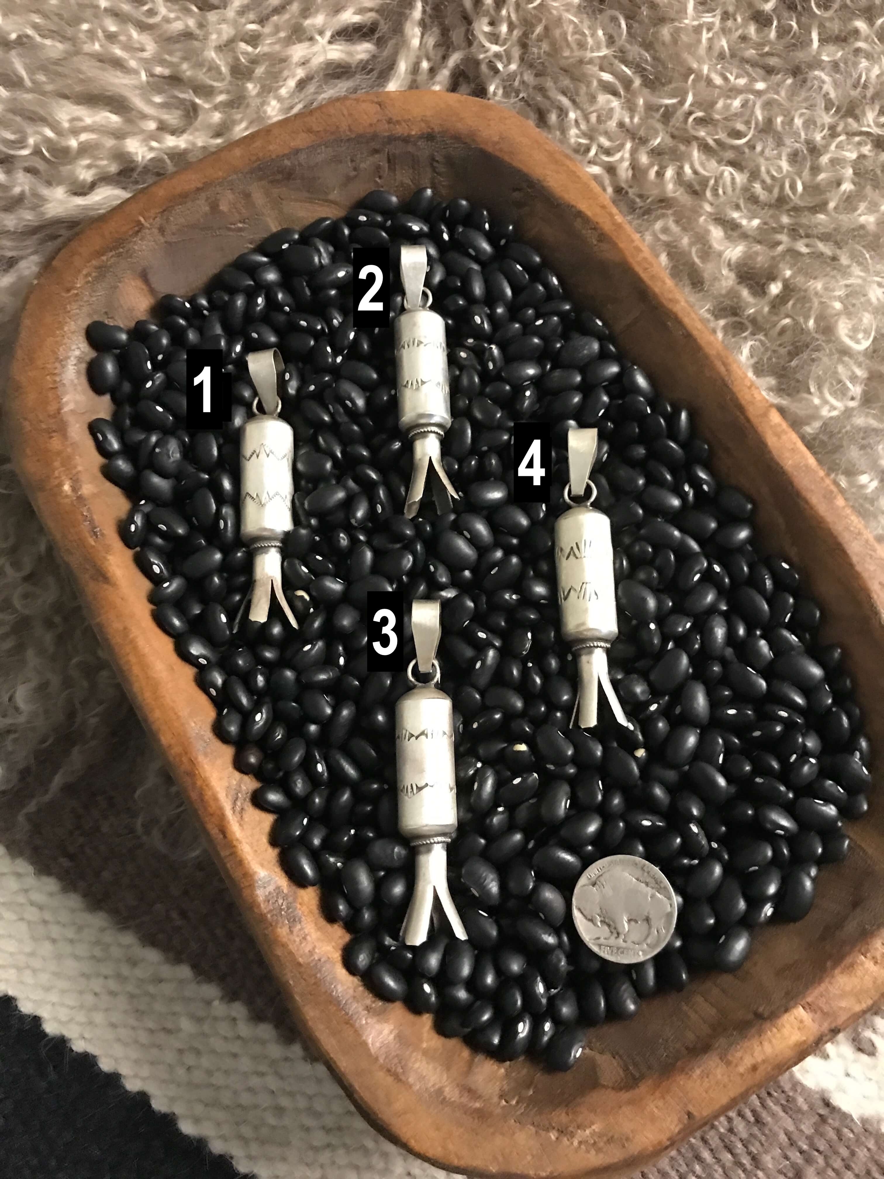 The Barrel Blossom Pendant-Pendants-Calli Co., Turquoise and Silver Jewelry, Native American Handmade, Zuni Tribe, Navajo Tribe, Brock Texas