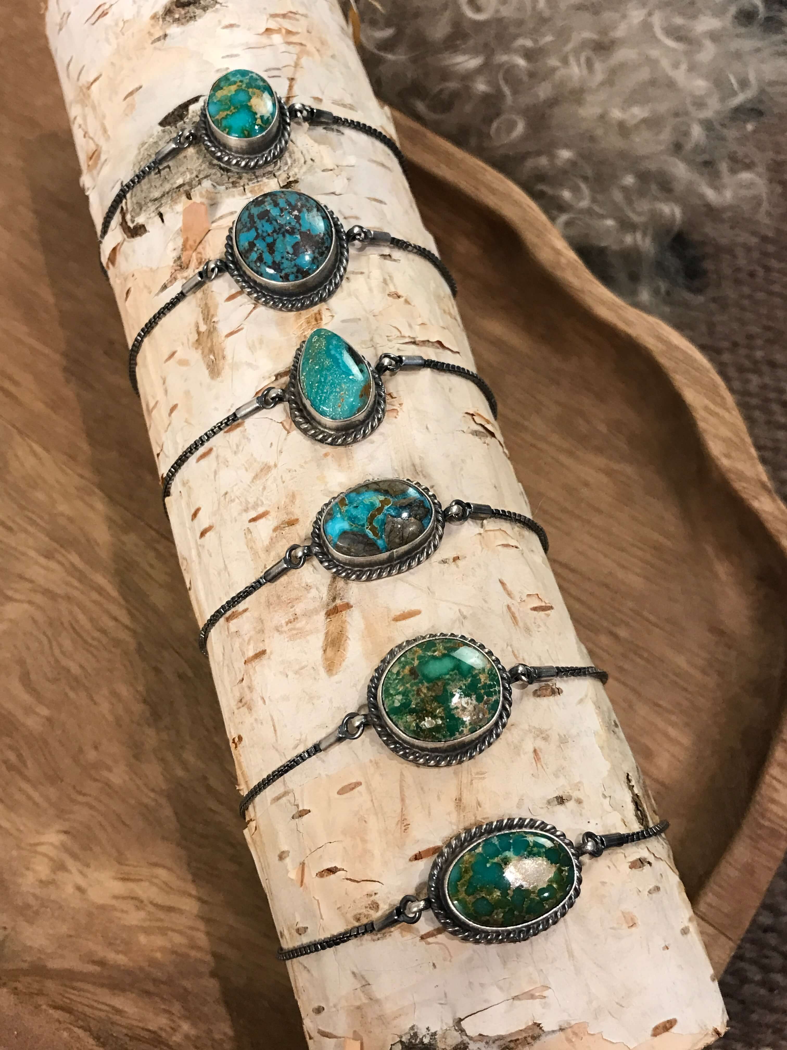 The Westernville Bolo Bracelets-Bracelets & Cuffs-Calli Co., Turquoise and Silver Jewelry, Native American Handmade, Zuni Tribe, Navajo Tribe, Brock Texas
