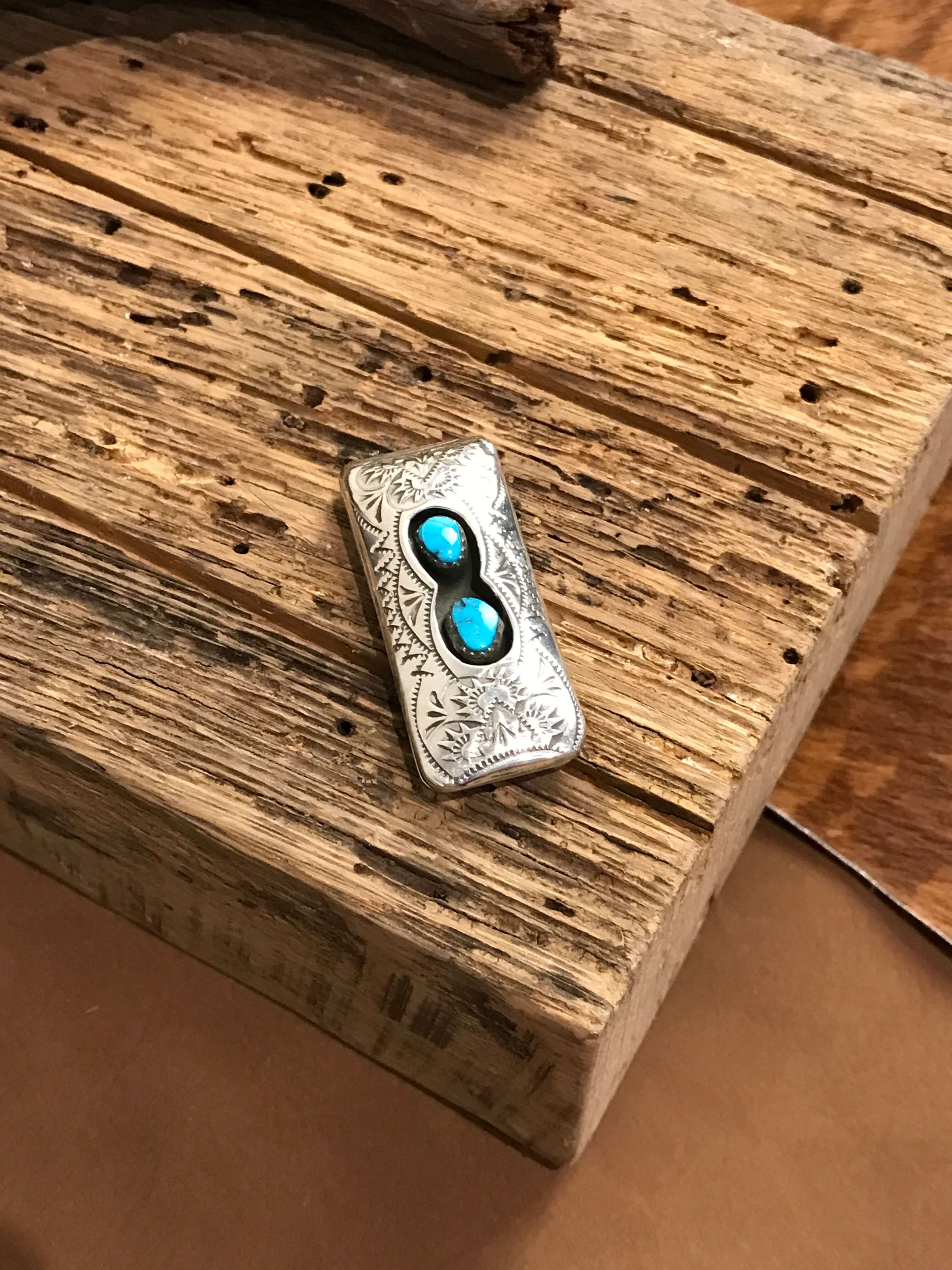 The Minnewaukan Money Clip, 1-Miscellaneous-Calli Co., Turquoise and Silver Jewelry, Native American Handmade, Zuni Tribe, Navajo Tribe, Brock Texas