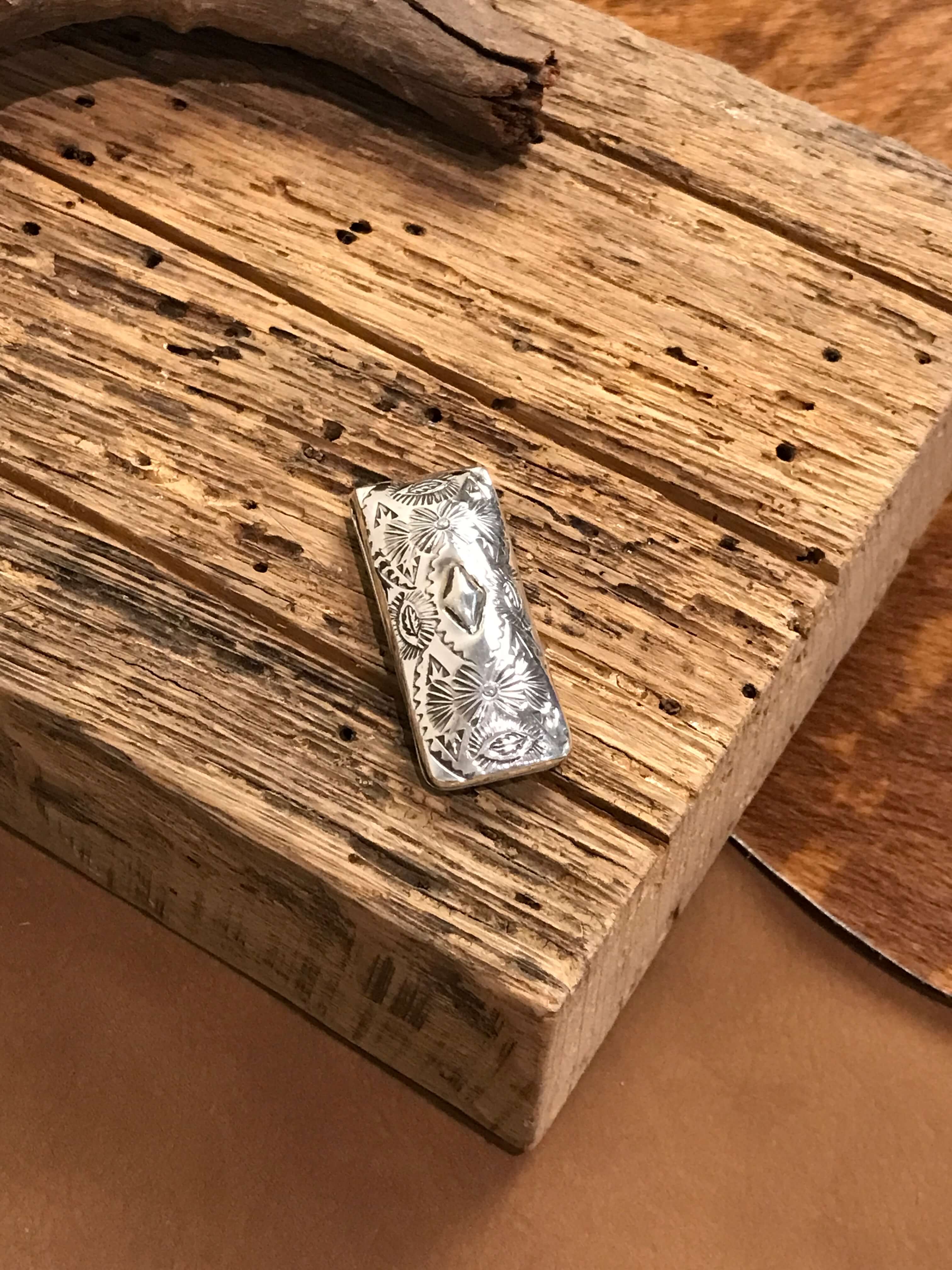 The Korkuteli Money Clip, 1-Miscellaneous-Calli Co., Turquoise and Silver Jewelry, Native American Handmade, Zuni Tribe, Navajo Tribe, Brock Texas