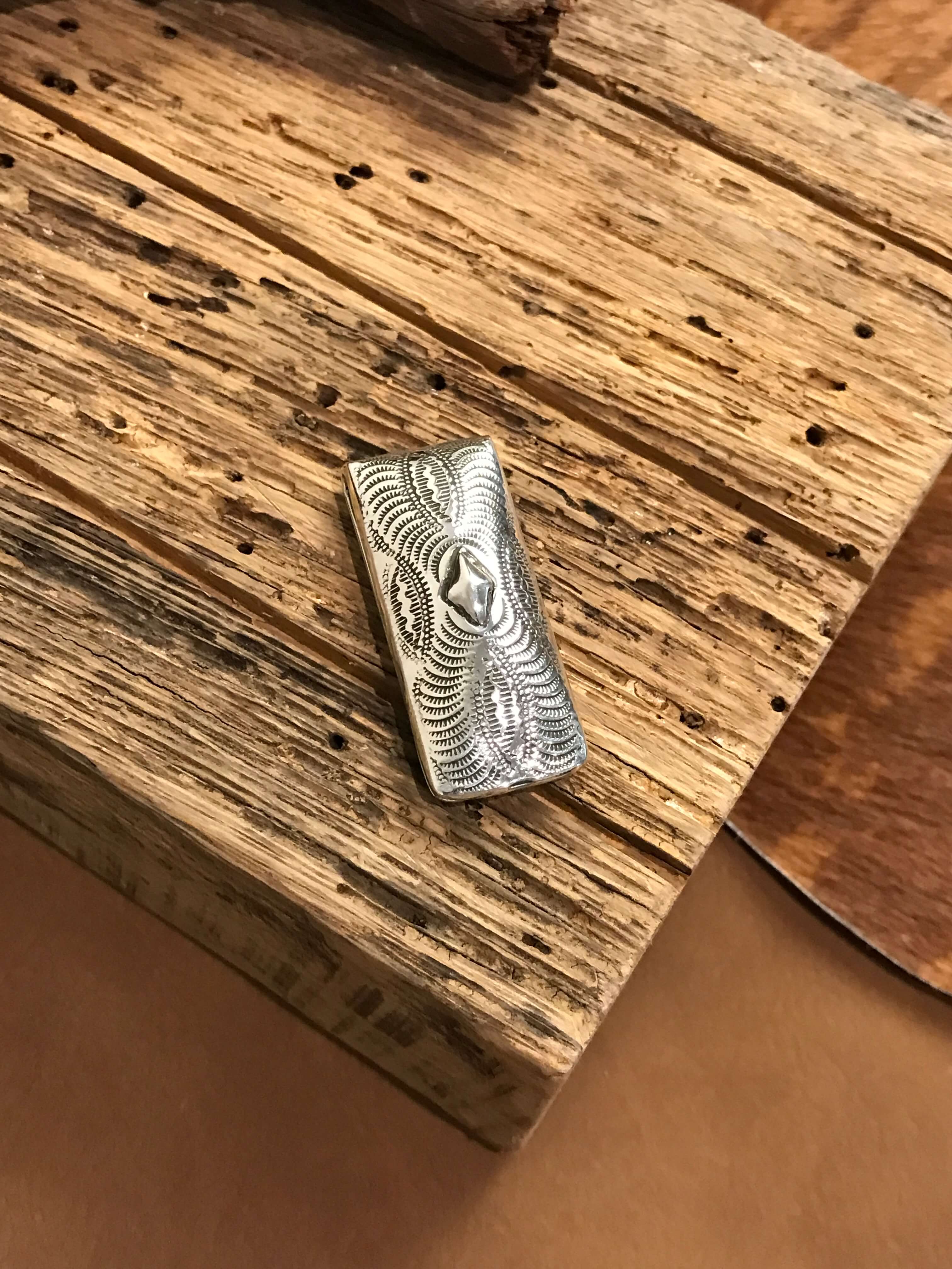 The Korkuteli Money Clip, 2-Miscellaneous-Calli Co., Turquoise and Silver Jewelry, Native American Handmade, Zuni Tribe, Navajo Tribe, Brock Texas