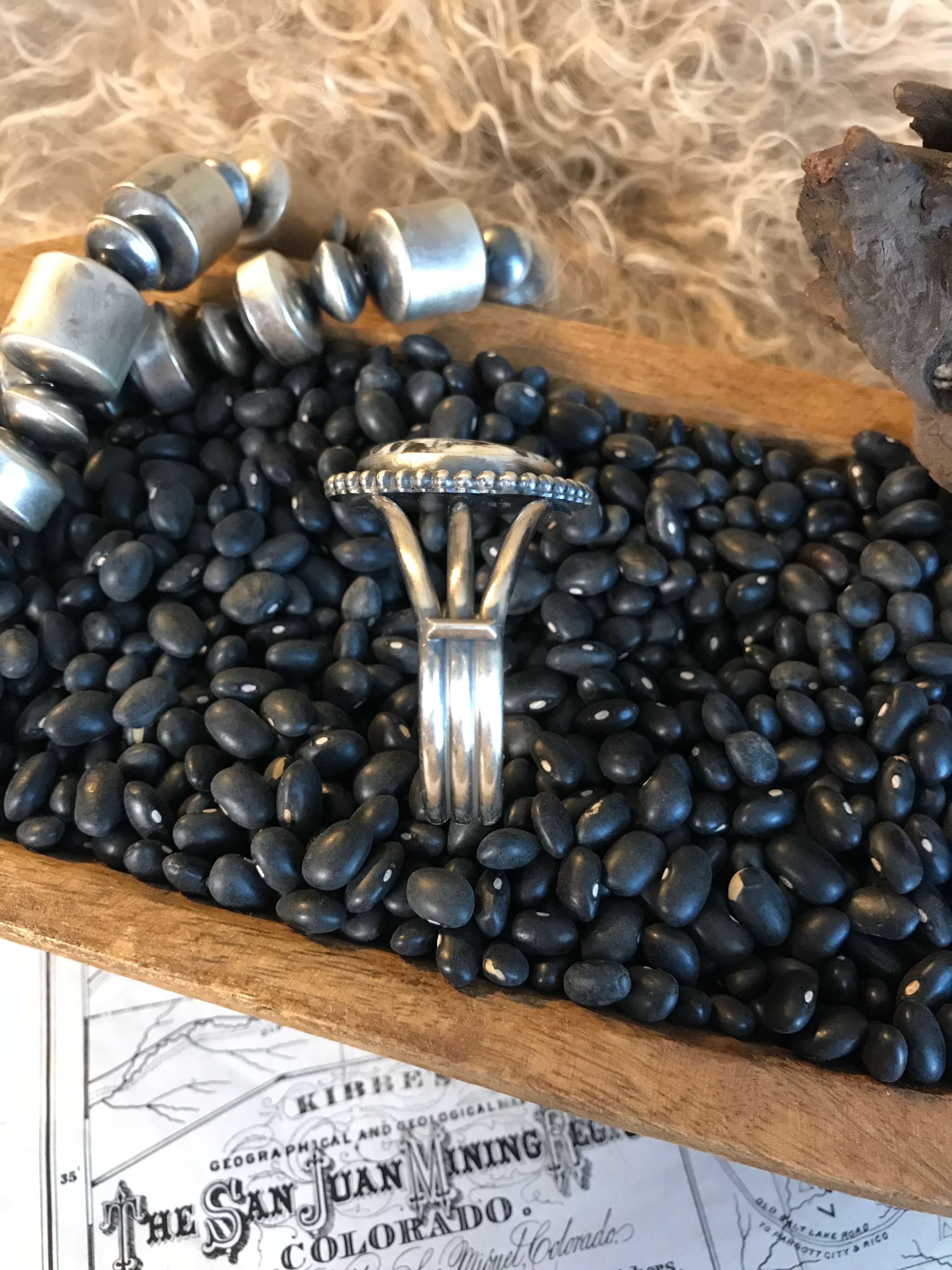 The Sonita Cuff, 3-Bracelets & Cuffs-Calli Co., Turquoise and Silver Jewelry, Native American Handmade, Zuni Tribe, Navajo Tribe, Brock Texas