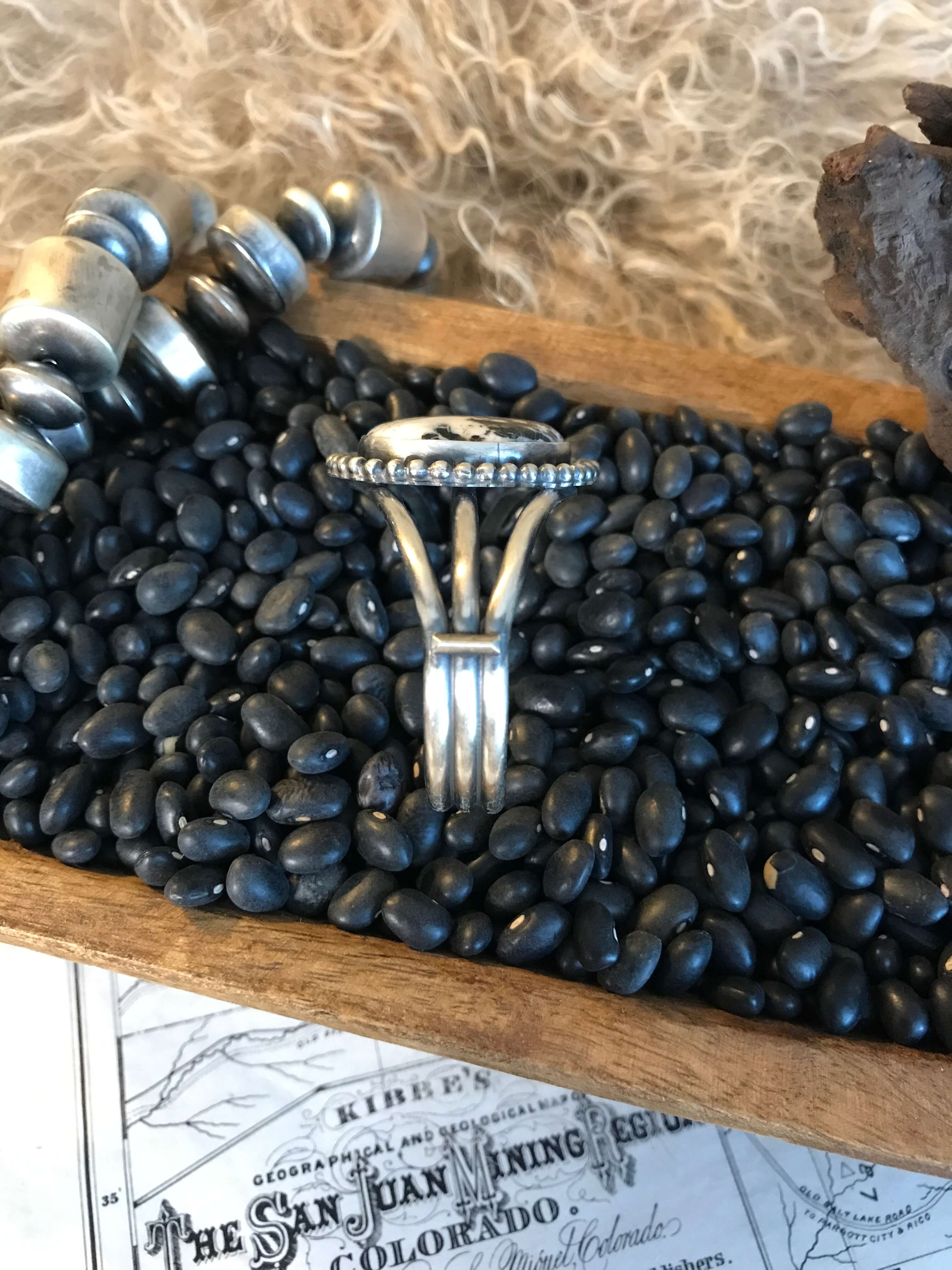 The Sonita Cuff, 3-Bracelets & Cuffs-Calli Co., Turquoise and Silver Jewelry, Native American Handmade, Zuni Tribe, Navajo Tribe, Brock Texas