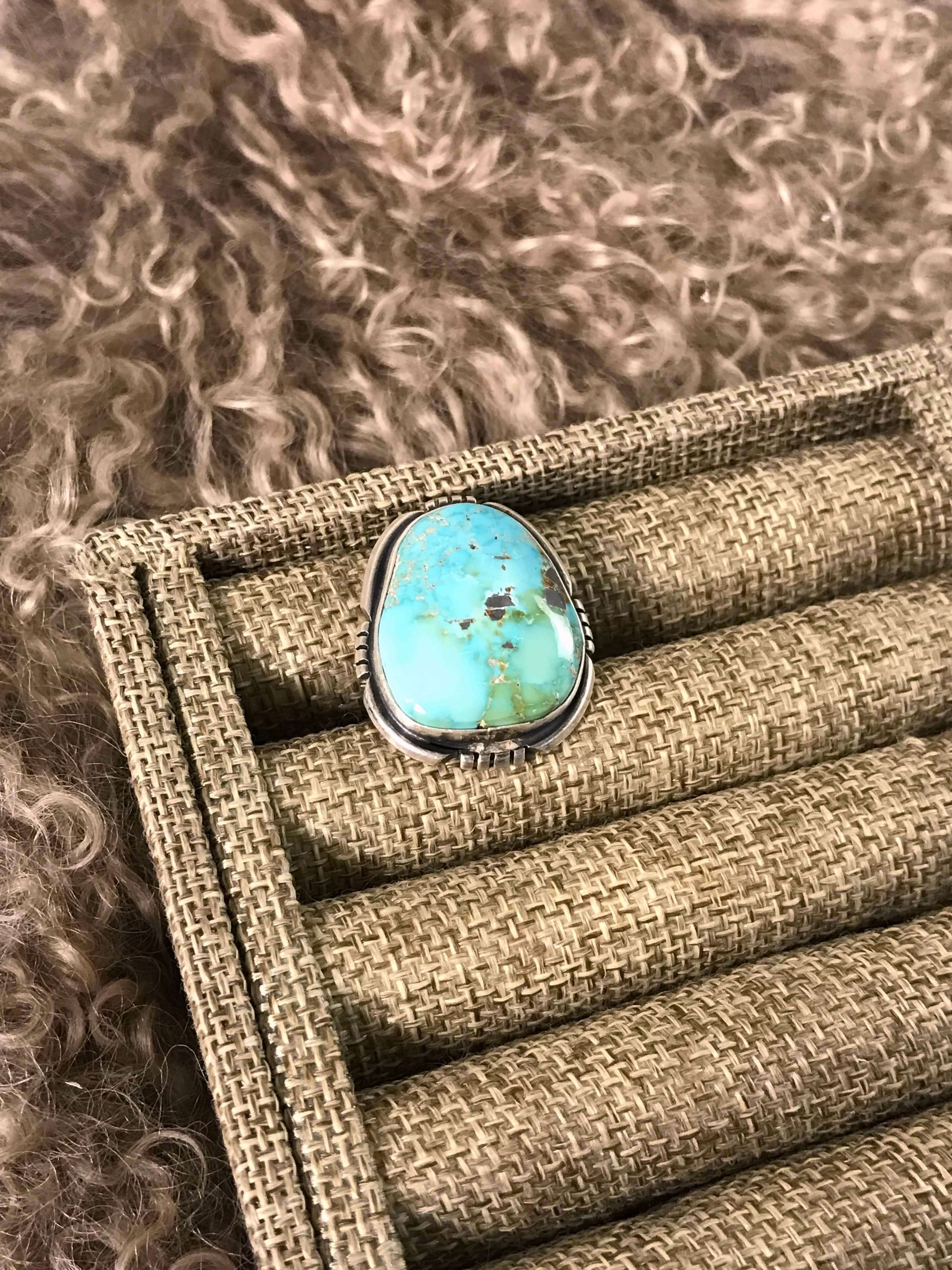 The Edisto Adjustable Ring, 3-Rings-Calli Co., Turquoise and Silver Jewelry, Native American Handmade, Zuni Tribe, Navajo Tribe, Brock Texas