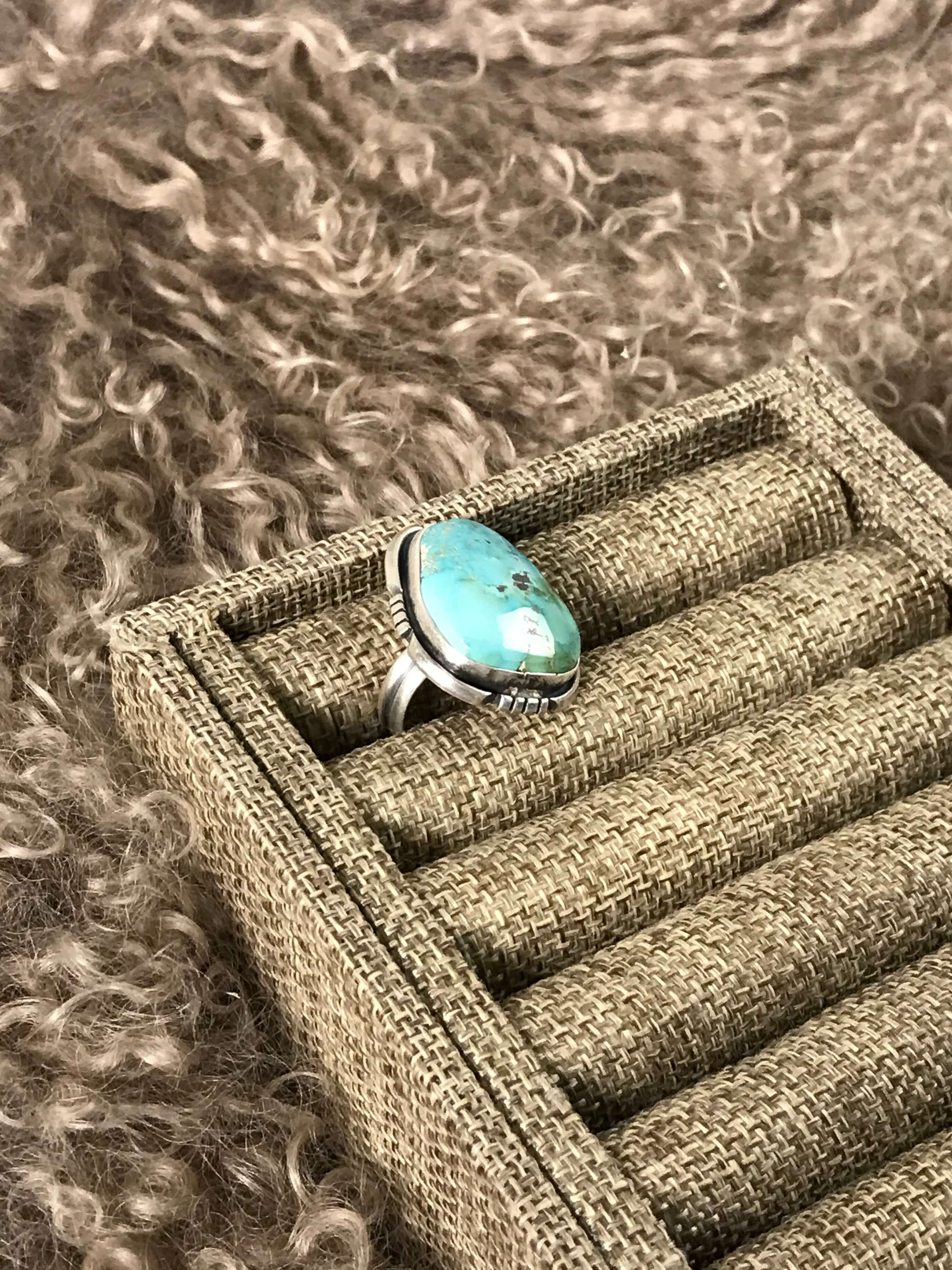 The Edisto Adjustable Ring, 3-Rings-Calli Co., Turquoise and Silver Jewelry, Native American Handmade, Zuni Tribe, Navajo Tribe, Brock Texas