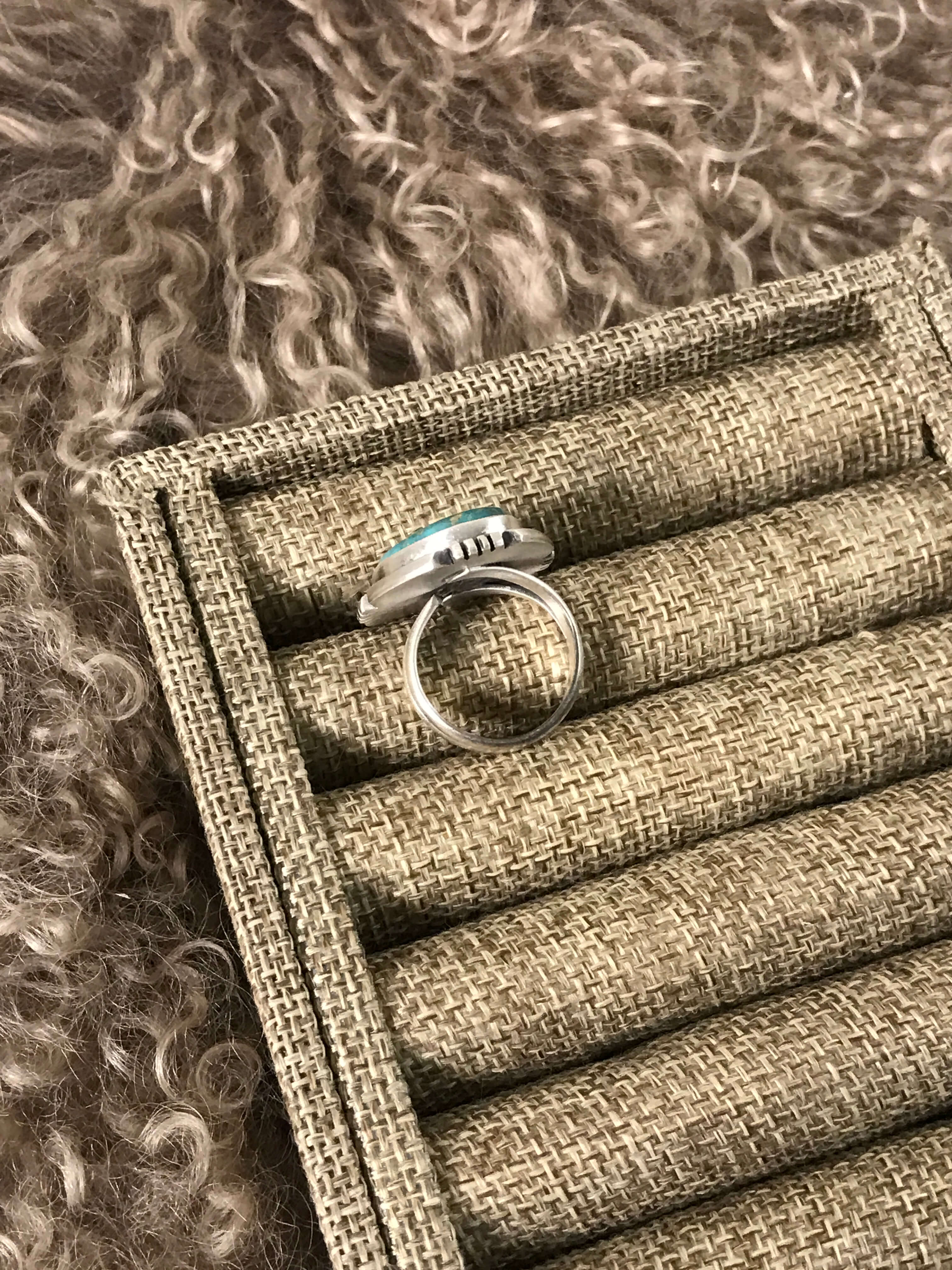 The Edisto Adjustable Ring, 4-Rings-Calli Co., Turquoise and Silver Jewelry, Native American Handmade, Zuni Tribe, Navajo Tribe, Brock Texas