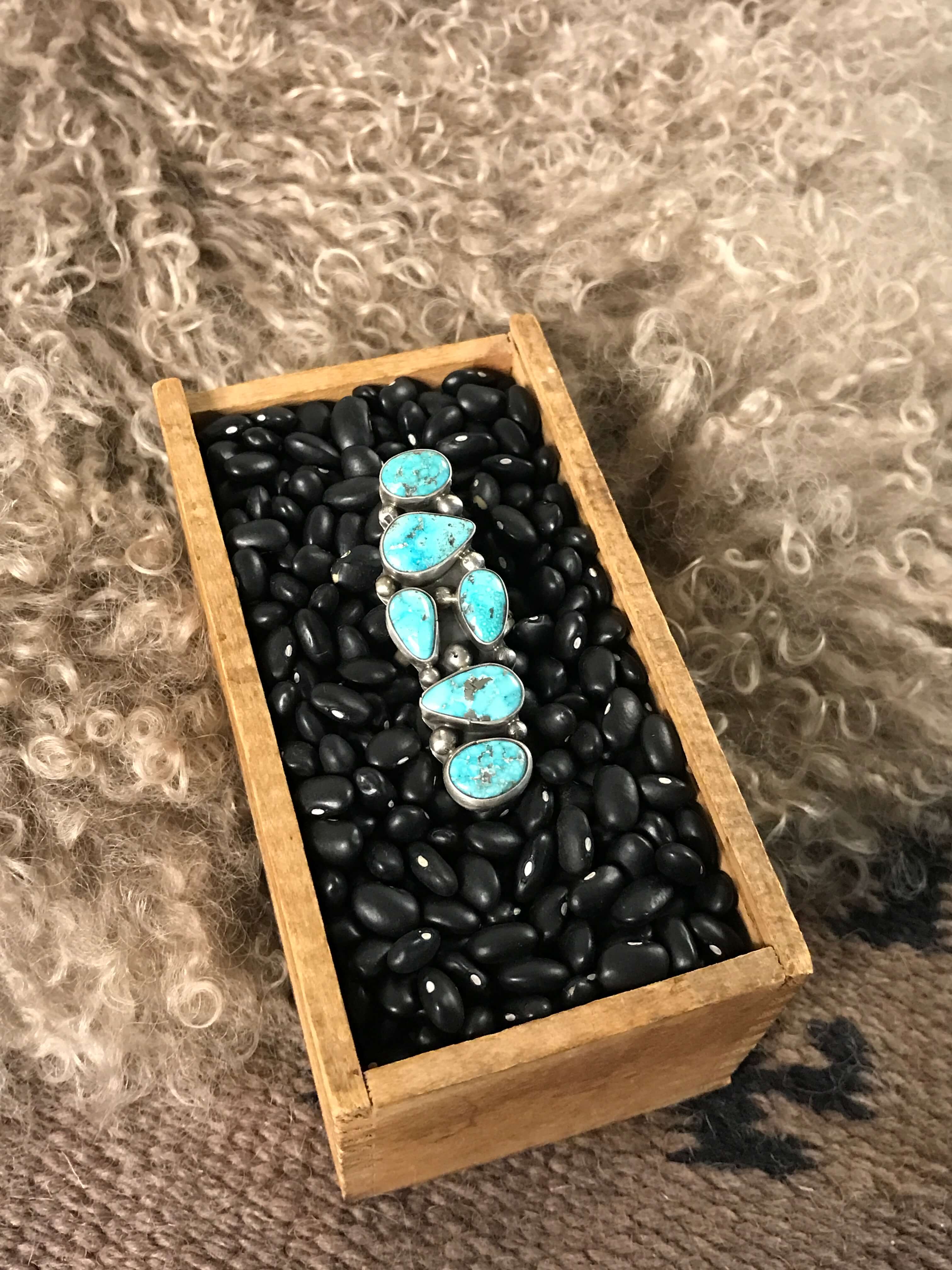 The Malay Adjustable Ring-Rings-Calli Co., Turquoise and Silver Jewelry, Native American Handmade, Zuni Tribe, Navajo Tribe, Brock Texas