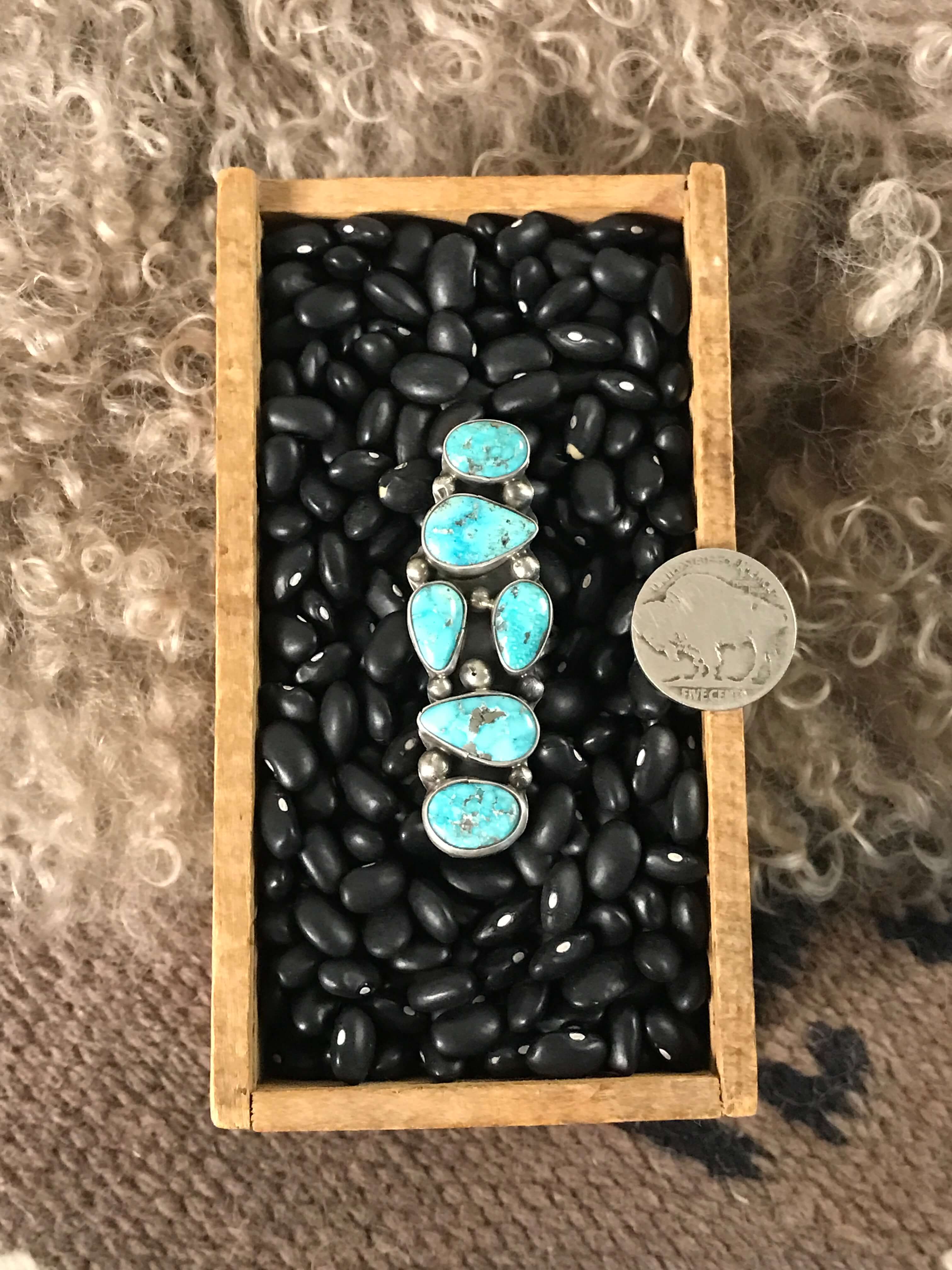 The Malay Adjustable Ring-Rings-Calli Co., Turquoise and Silver Jewelry, Native American Handmade, Zuni Tribe, Navajo Tribe, Brock Texas