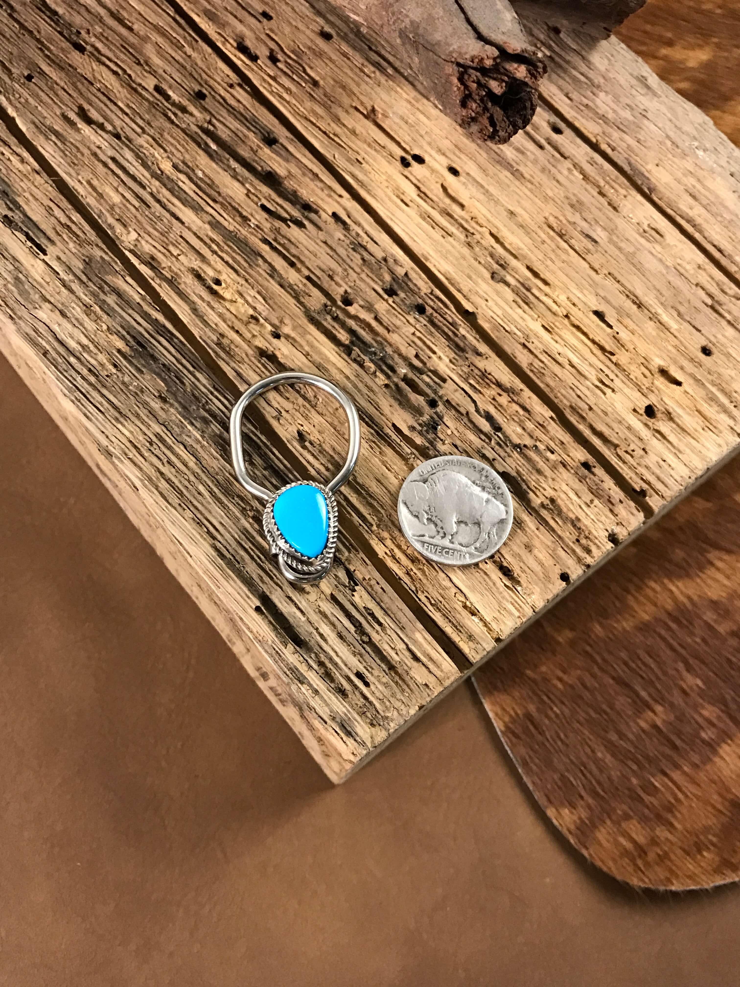 The Kaliska Key Chain, 1-Miscellaneous-Calli Co., Turquoise and Silver Jewelry, Native American Handmade, Zuni Tribe, Navajo Tribe, Brock Texas