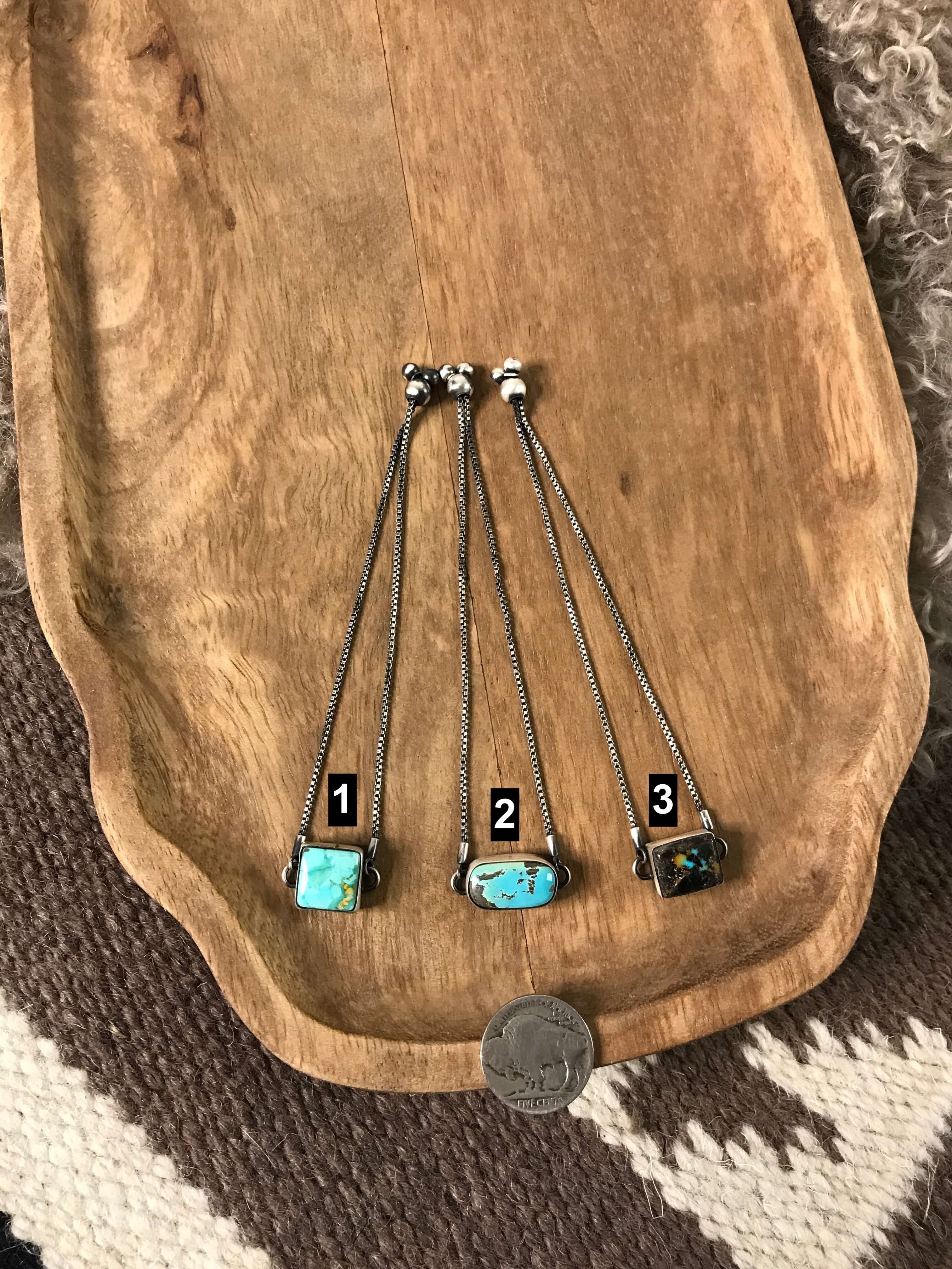 The Awena Bolo Bracelets-Bracelets & Cuffs-Calli Co., Turquoise and Silver Jewelry, Native American Handmade, Zuni Tribe, Navajo Tribe, Brock Texas