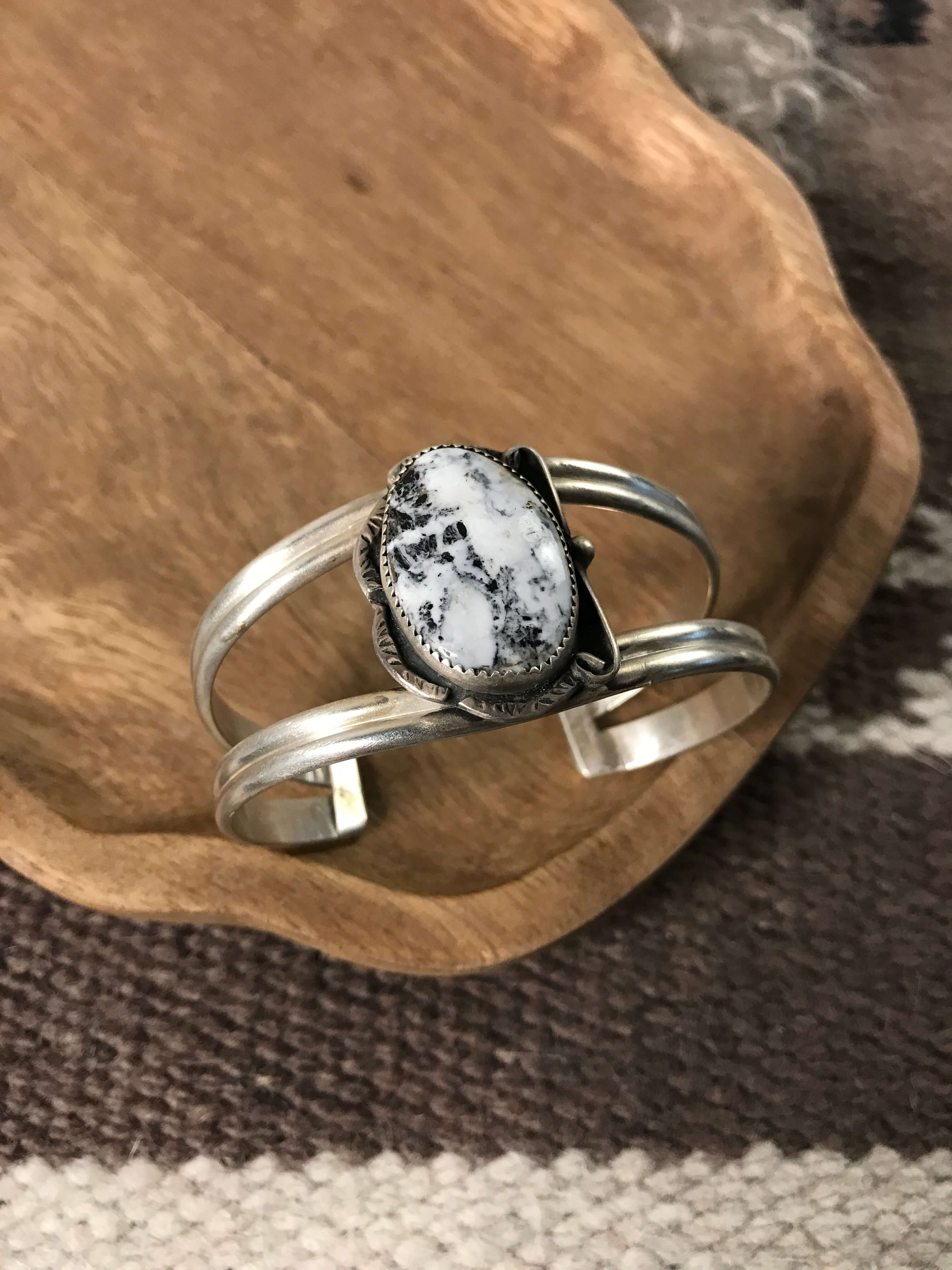 The Archer Cuff, 2-Bracelets & Cuffs-Calli Co., Turquoise and Silver Jewelry, Native American Handmade, Zuni Tribe, Navajo Tribe, Brock Texas