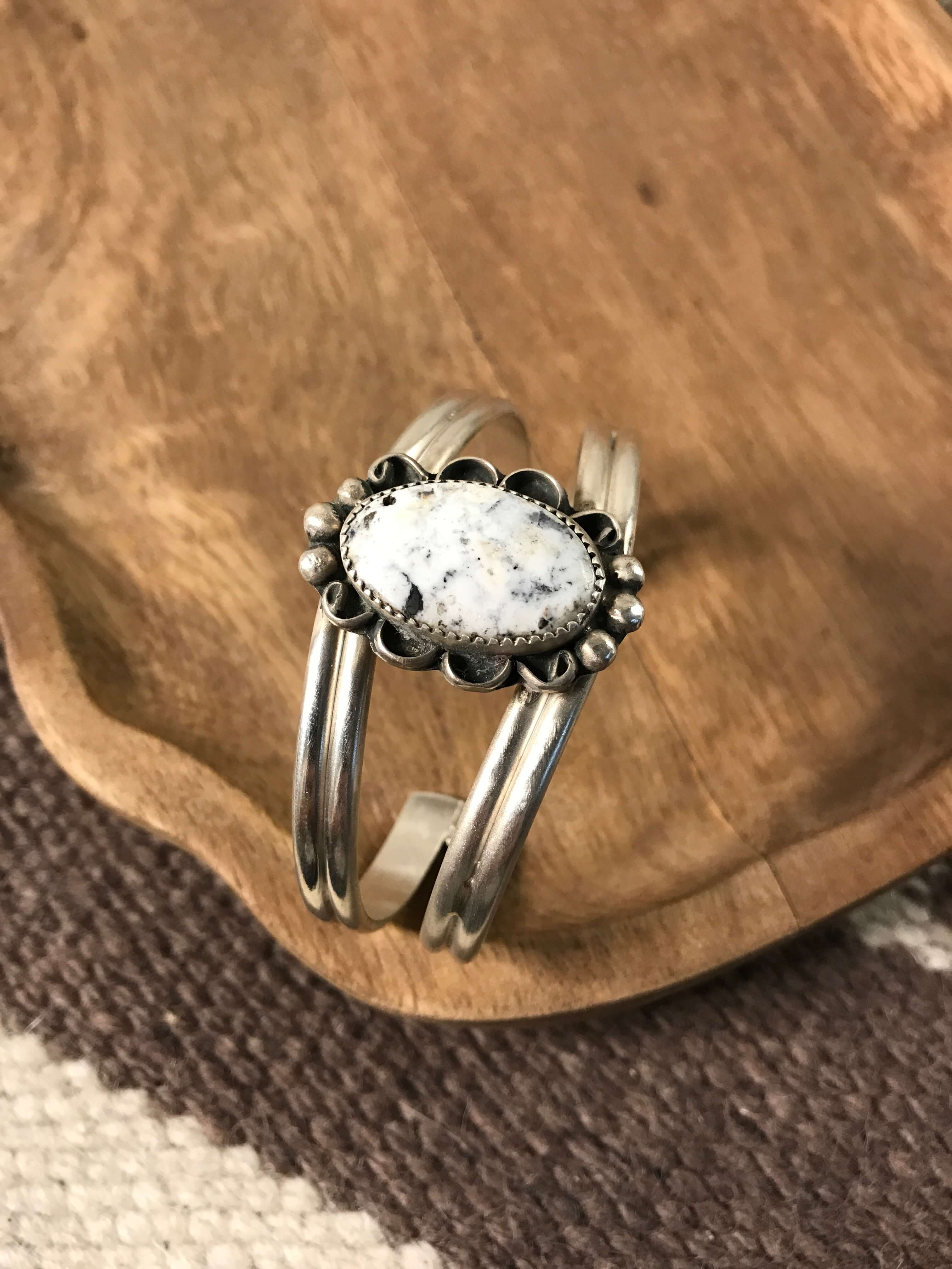 The Archer Cuff, 3-Bracelets & Cuffs-Calli Co., Turquoise and Silver Jewelry, Native American Handmade, Zuni Tribe, Navajo Tribe, Brock Texas