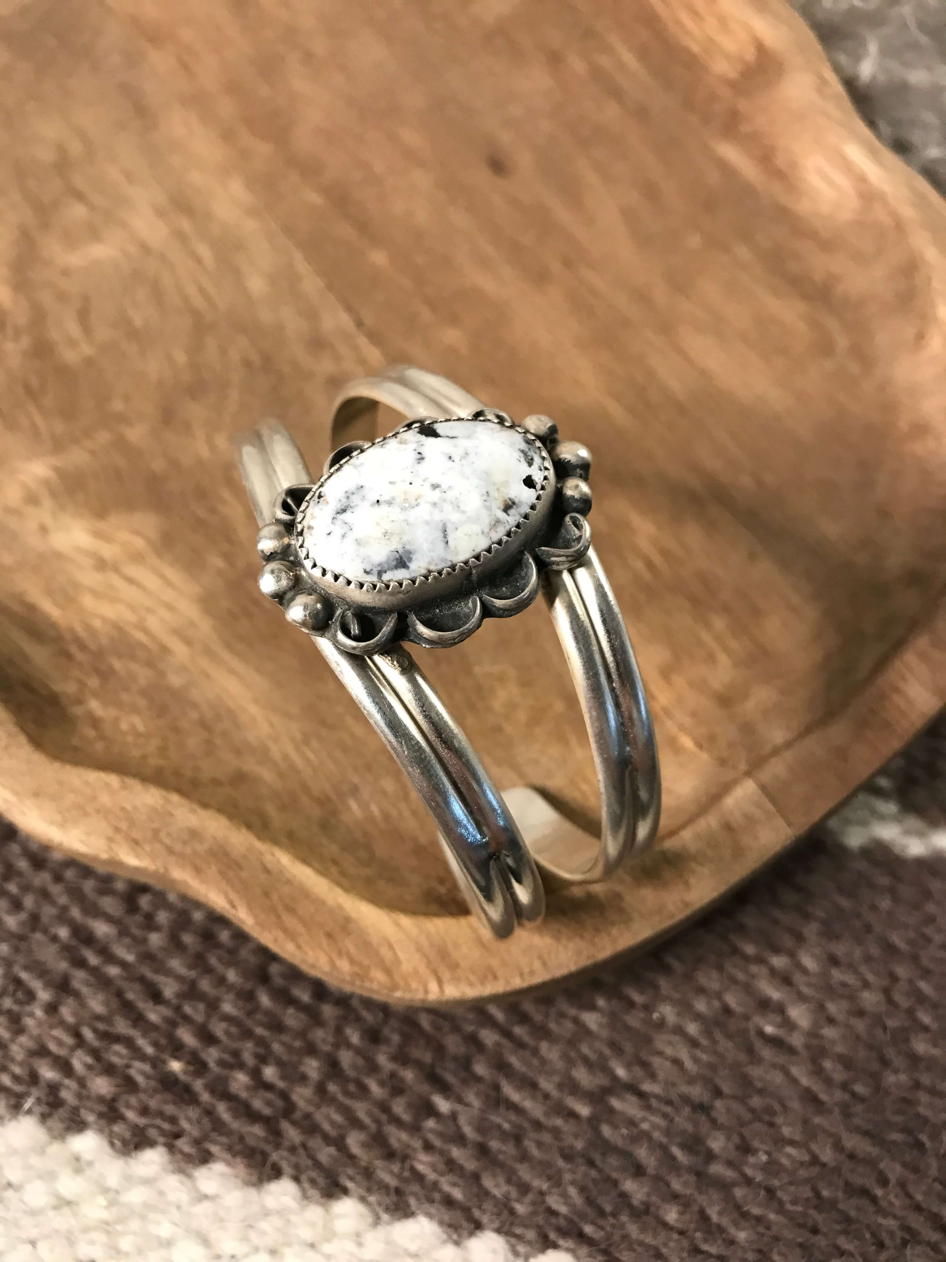 The Archer Cuff, 3-Bracelets & Cuffs-Calli Co., Turquoise and Silver Jewelry, Native American Handmade, Zuni Tribe, Navajo Tribe, Brock Texas