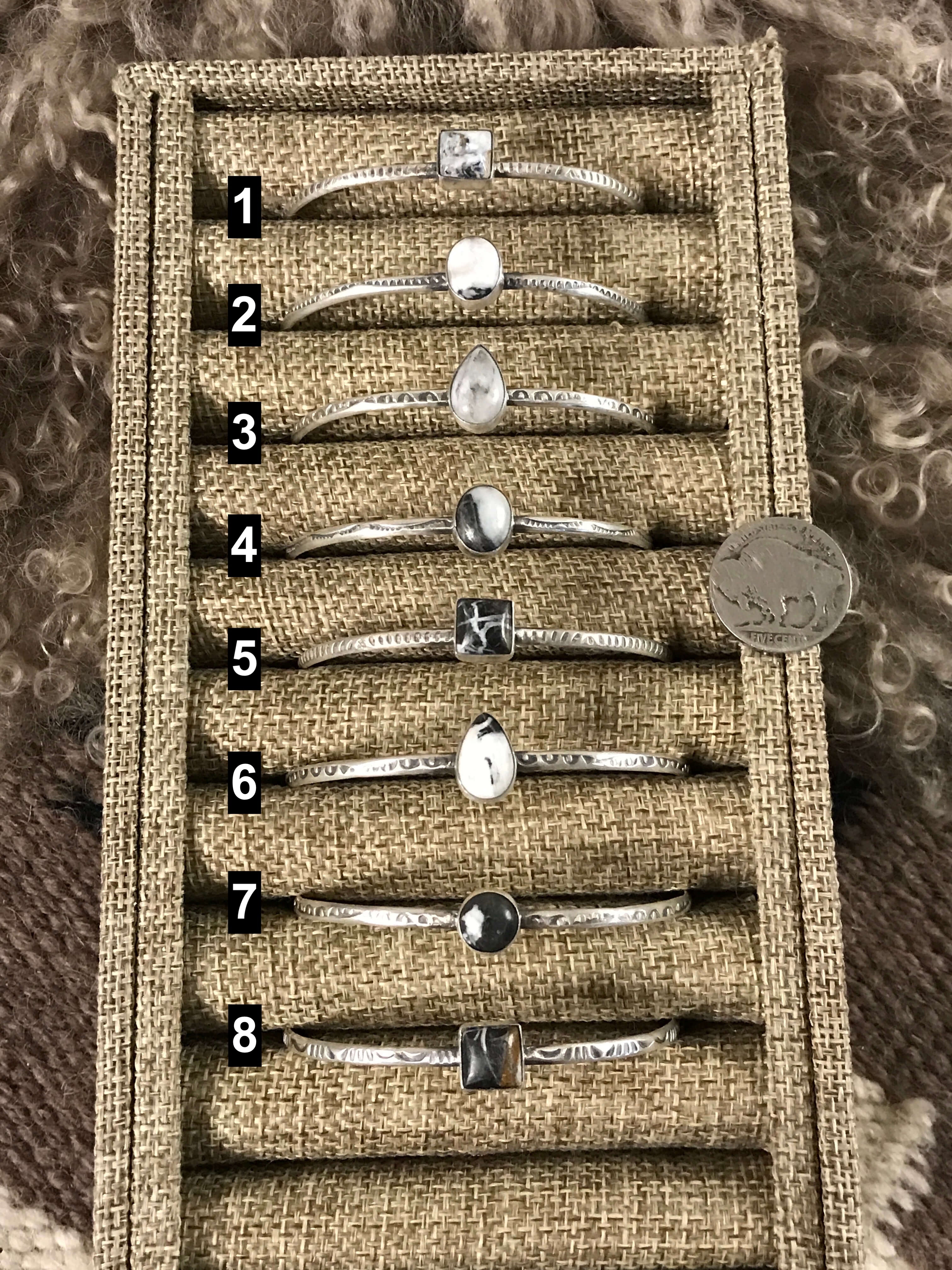 The Awinita Cuffs xx-Bracelets & Cuffs-Calli Co., Turquoise and Silver Jewelry, Native American Handmade, Zuni Tribe, Navajo Tribe, Brock Texas