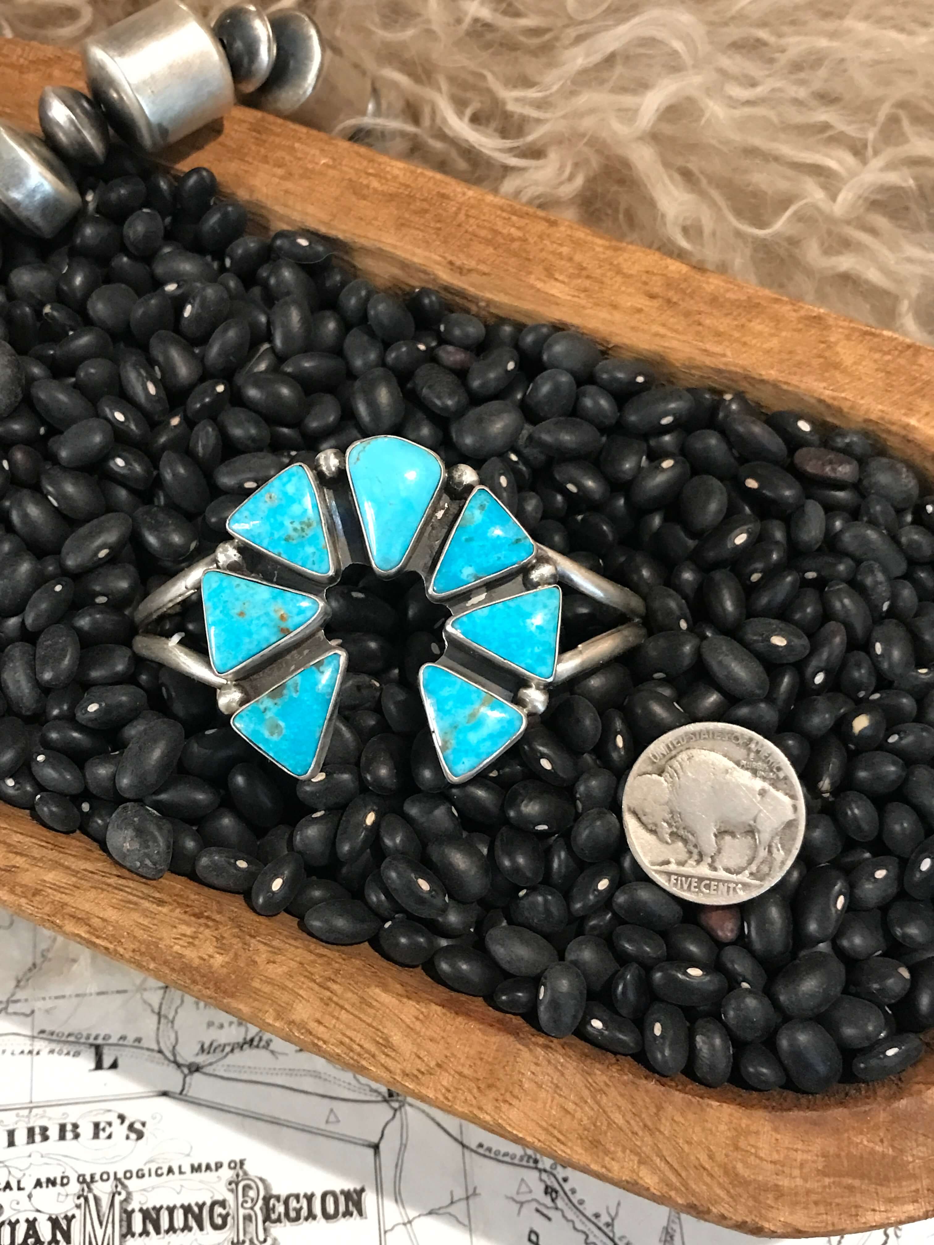 The Naja Cuff, 6-Bracelets & Cuffs-Calli Co., Turquoise and Silver Jewelry, Native American Handmade, Zuni Tribe, Navajo Tribe, Brock Texas