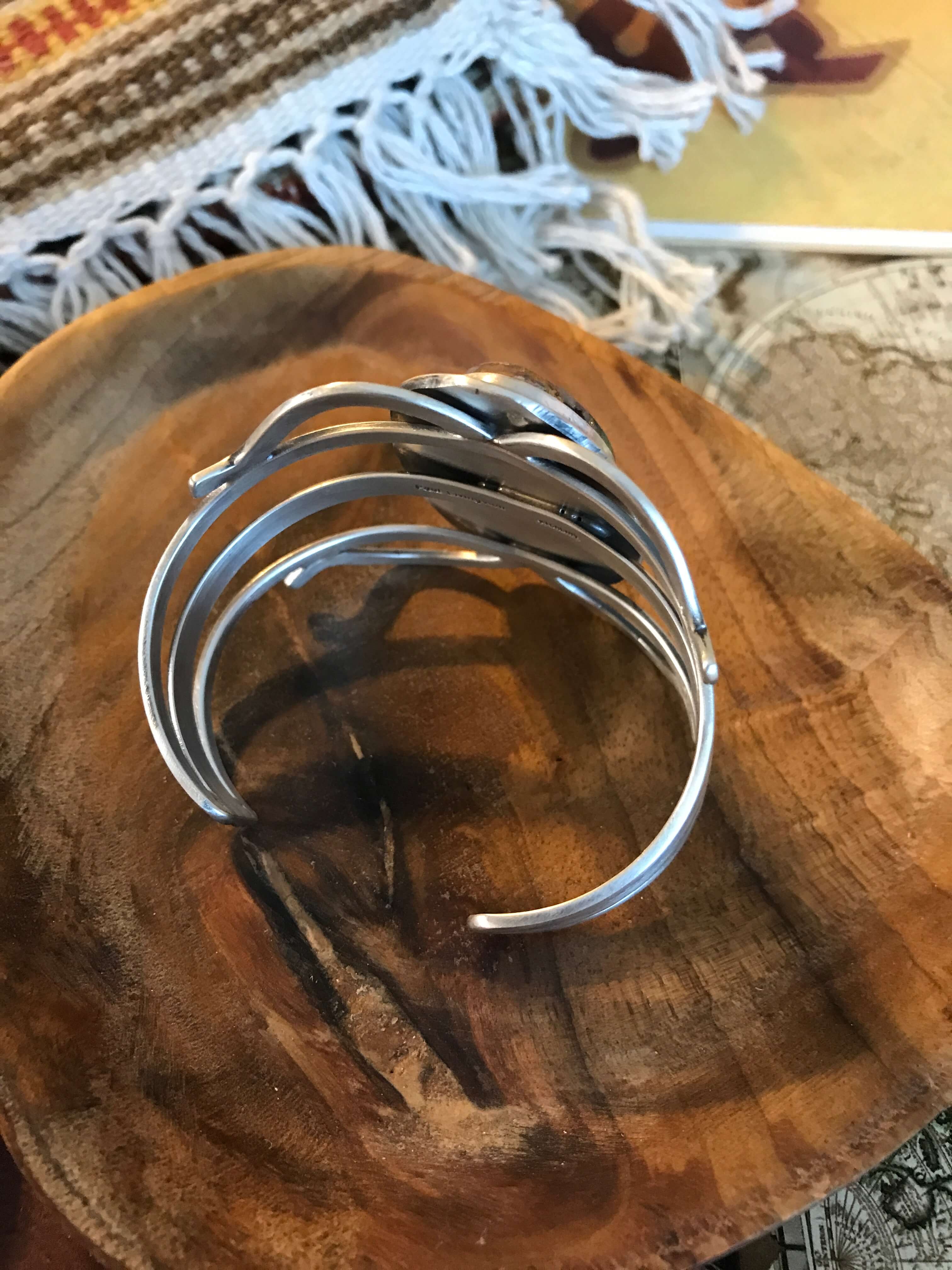 The Verde Cuff-Bracelets & Cuffs-Calli Co., Turquoise and Silver Jewelry, Native American Handmade, Zuni Tribe, Navajo Tribe, Brock Texas