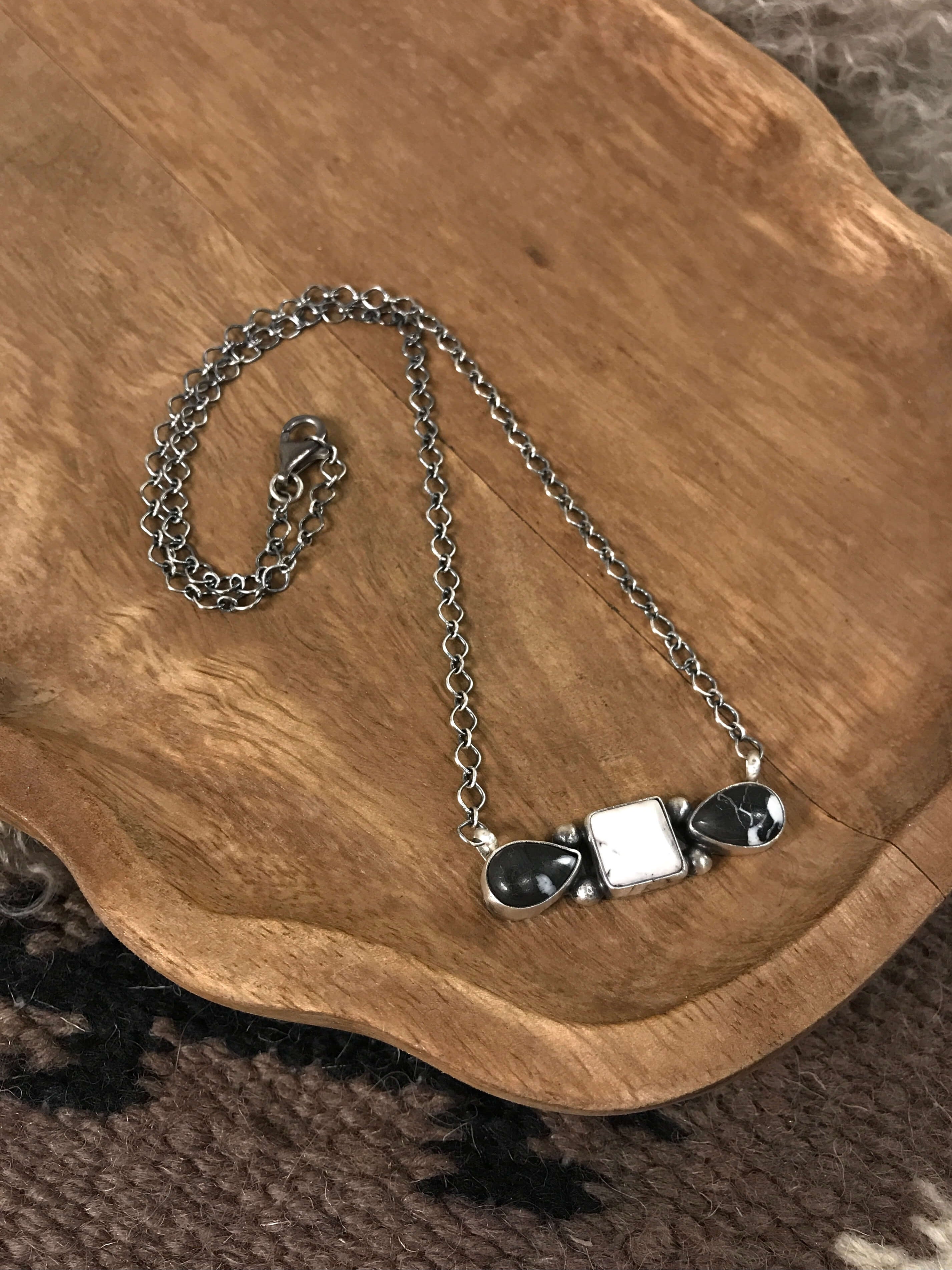 The Whitchurch Necklace, 1 xx-Necklaces-Calli Co., Turquoise and Silver Jewelry, Native American Handmade, Zuni Tribe, Navajo Tribe, Brock Texas