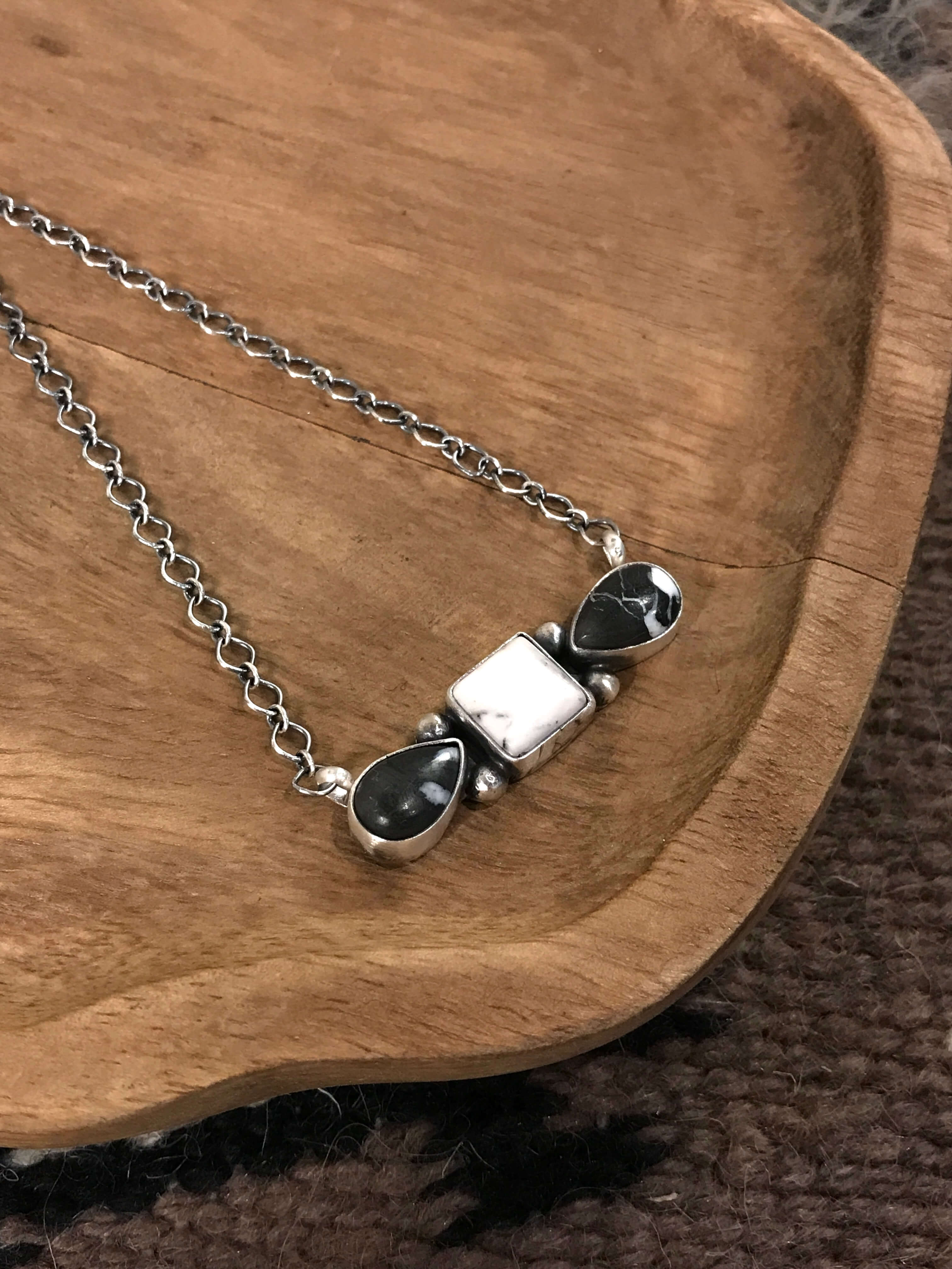 The Whitchurch Necklace, 1 xx-Necklaces-Calli Co., Turquoise and Silver Jewelry, Native American Handmade, Zuni Tribe, Navajo Tribe, Brock Texas