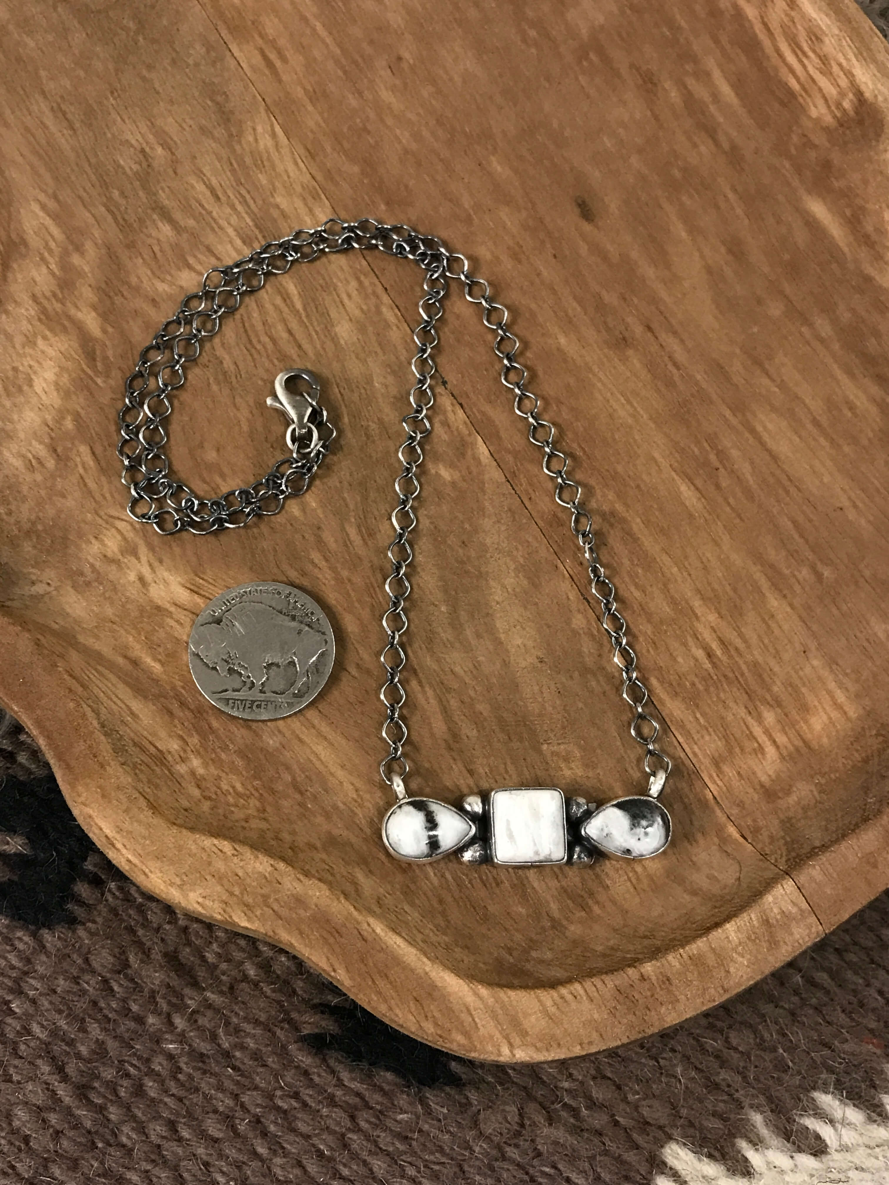 The Whitchurch Necklace, 4-Necklaces-Calli Co., Turquoise and Silver Jewelry, Native American Handmade, Zuni Tribe, Navajo Tribe, Brock Texas