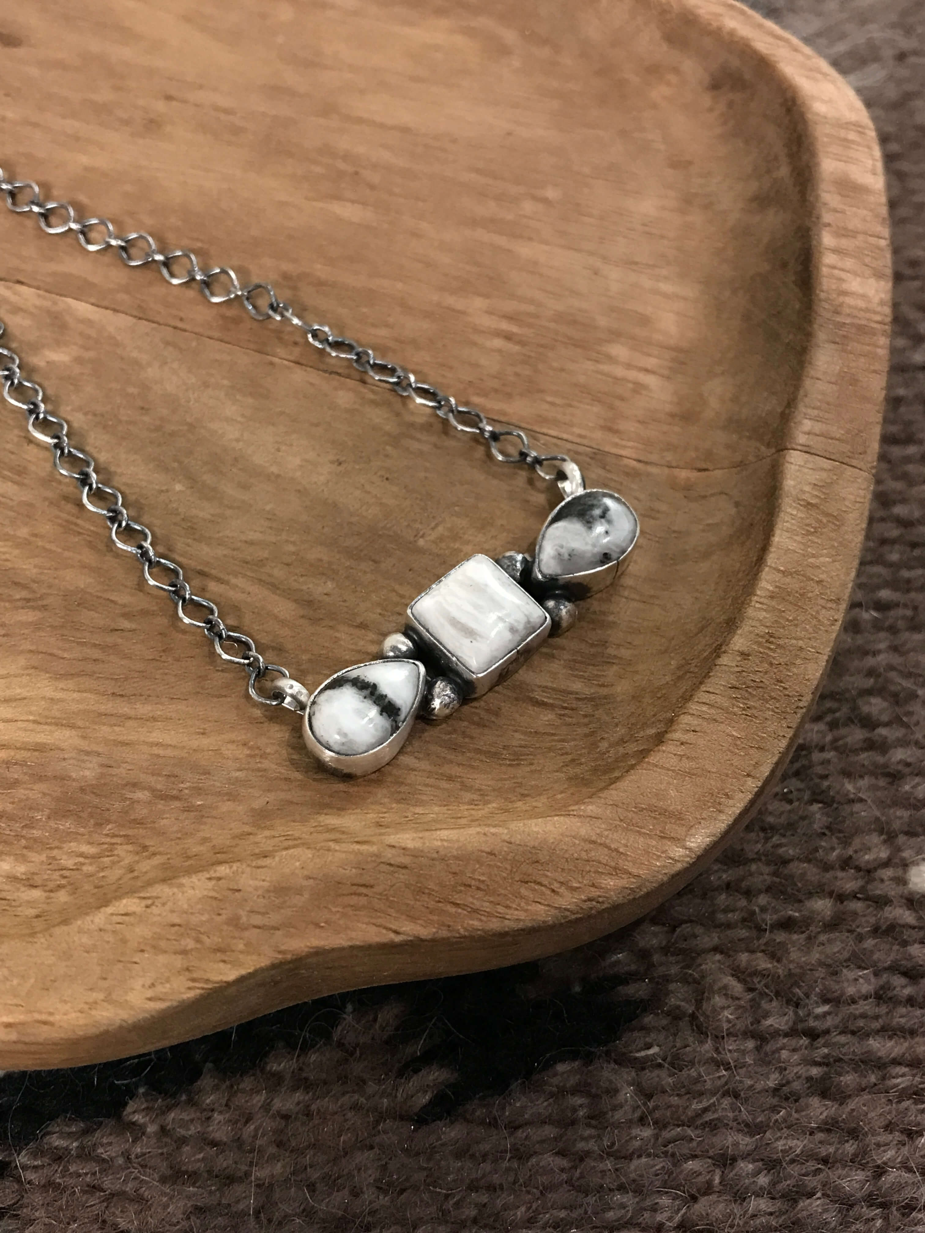 The Whitchurch Necklace, 4-Necklaces-Calli Co., Turquoise and Silver Jewelry, Native American Handmade, Zuni Tribe, Navajo Tribe, Brock Texas