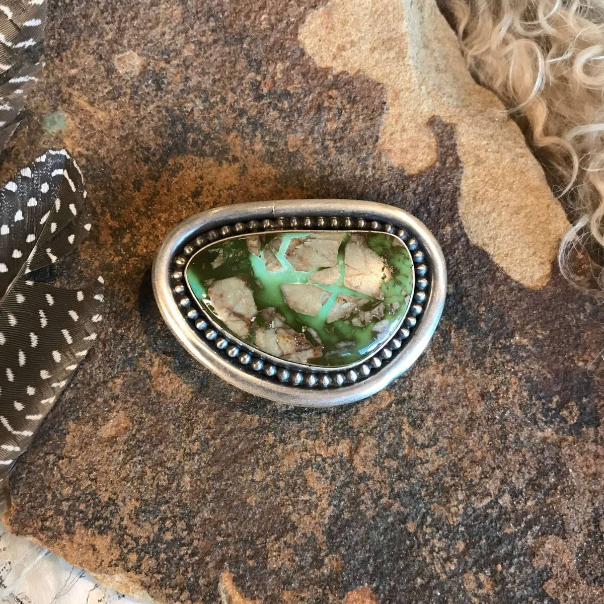 The Turquoise Belt Buckle, 2 – Calli Co. Silver display picture 2