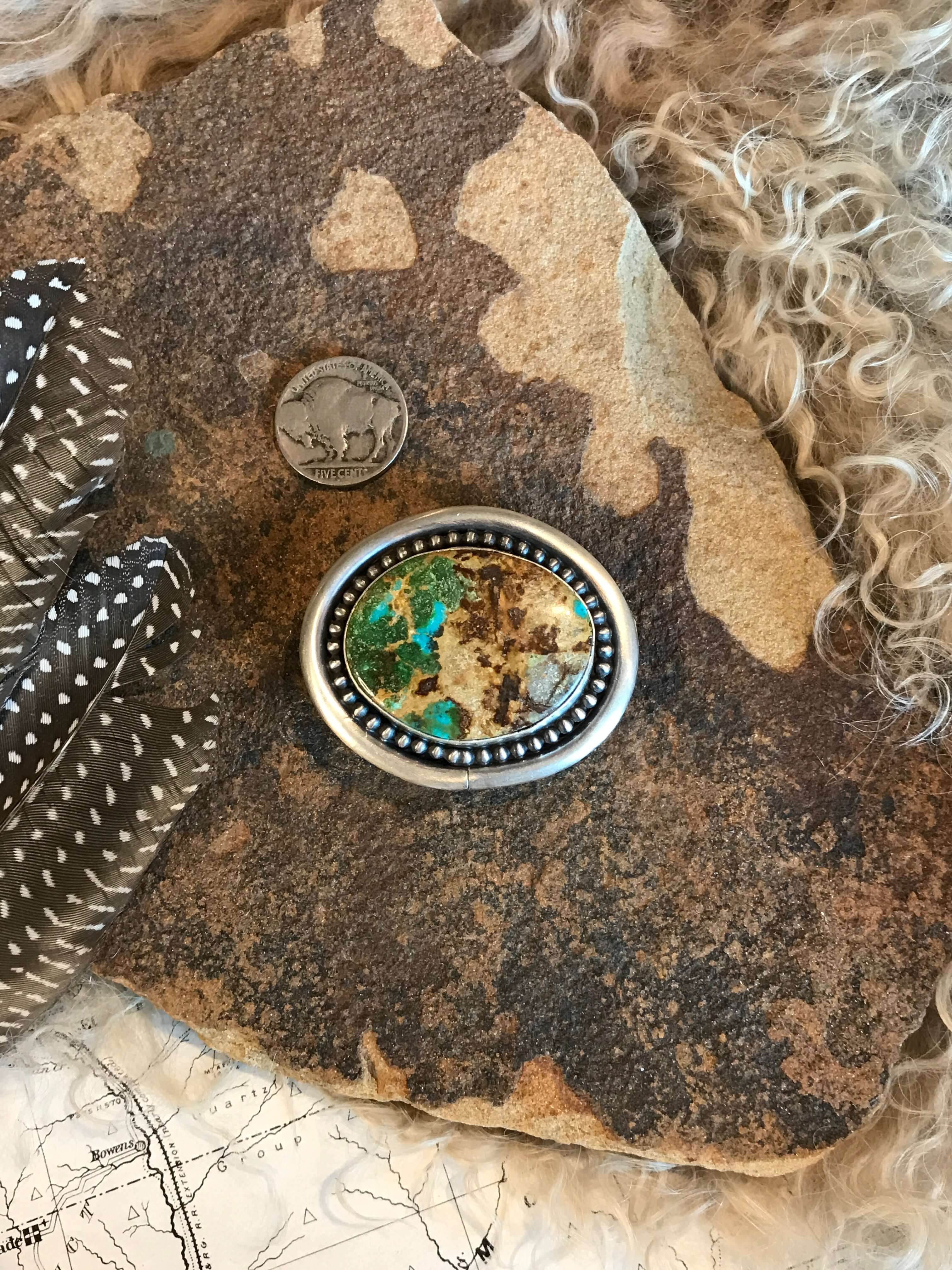 The Turquoise Belt Buckle, 3-Belt Buckles-Calli Co., Turquoise and Silver Jewelry, Native American Handmade, Zuni Tribe, Navajo Tribe, Brock Texas