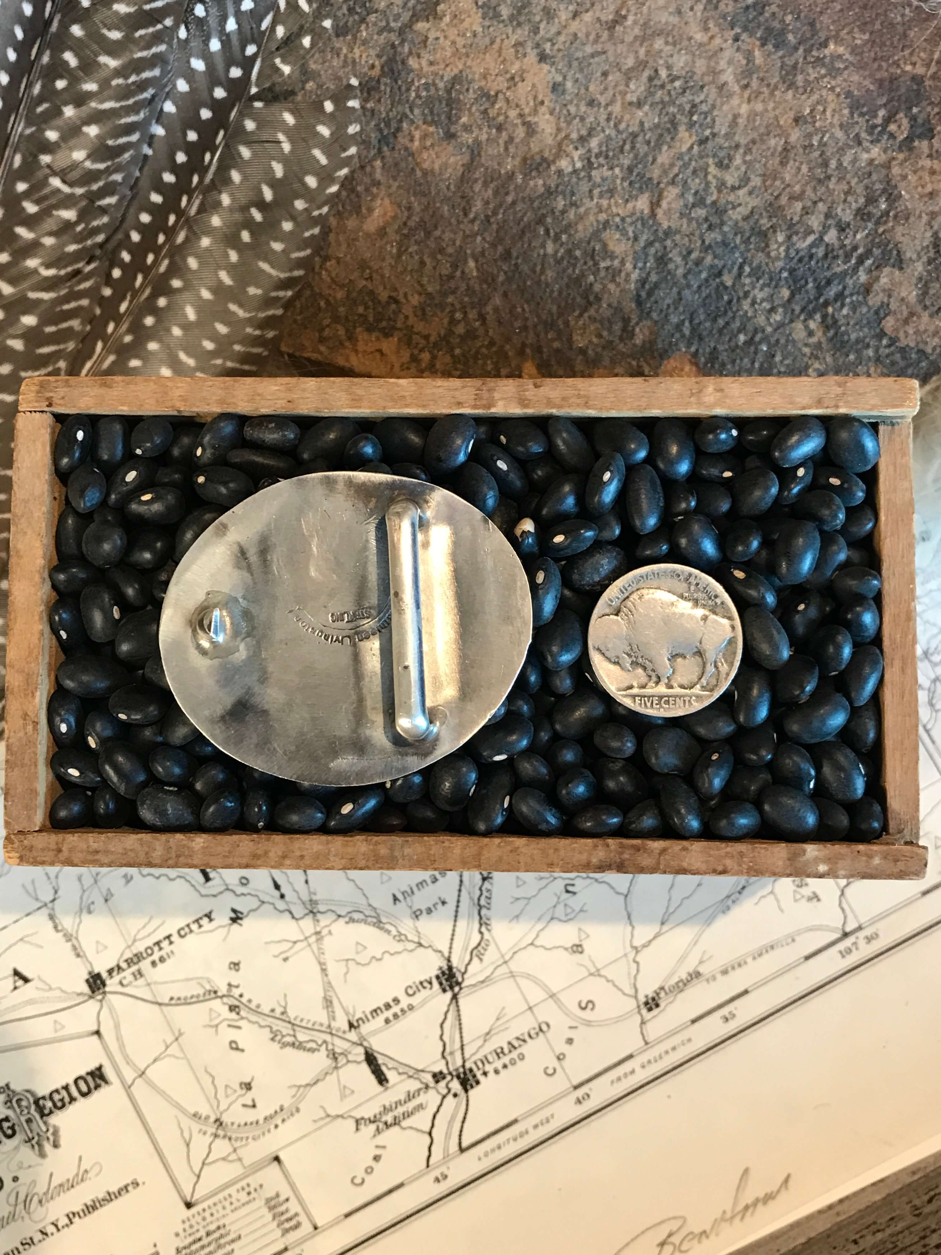 The Turquoise Belt Buckle, 3-Belt Buckles-Calli Co., Turquoise and Silver Jewelry, Native American Handmade, Zuni Tribe, Navajo Tribe, Brock Texas