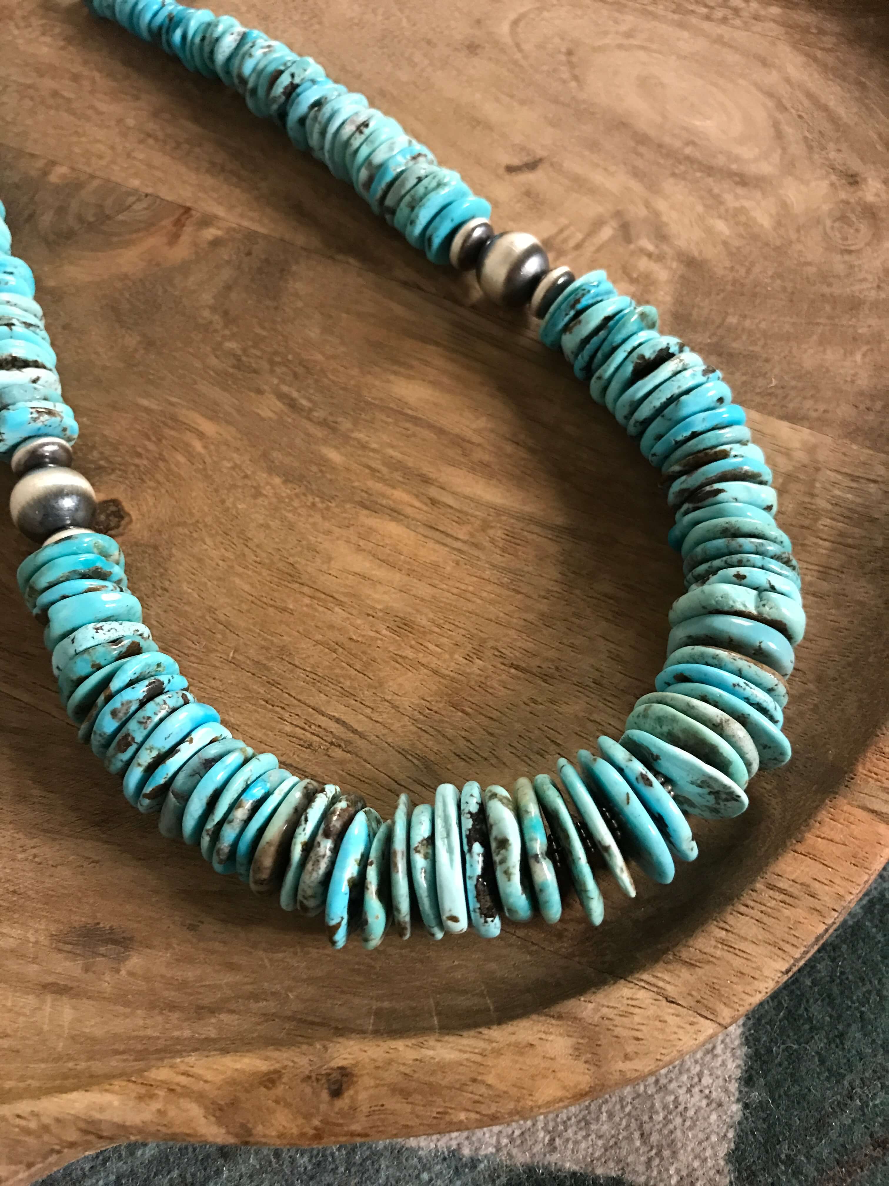 The Brady 20" Stacked Necklace, 3-Necklaces-Calli Co., Turquoise and Silver Jewelry, Native American Handmade, Zuni Tribe, Navajo Tribe, Brock Texas