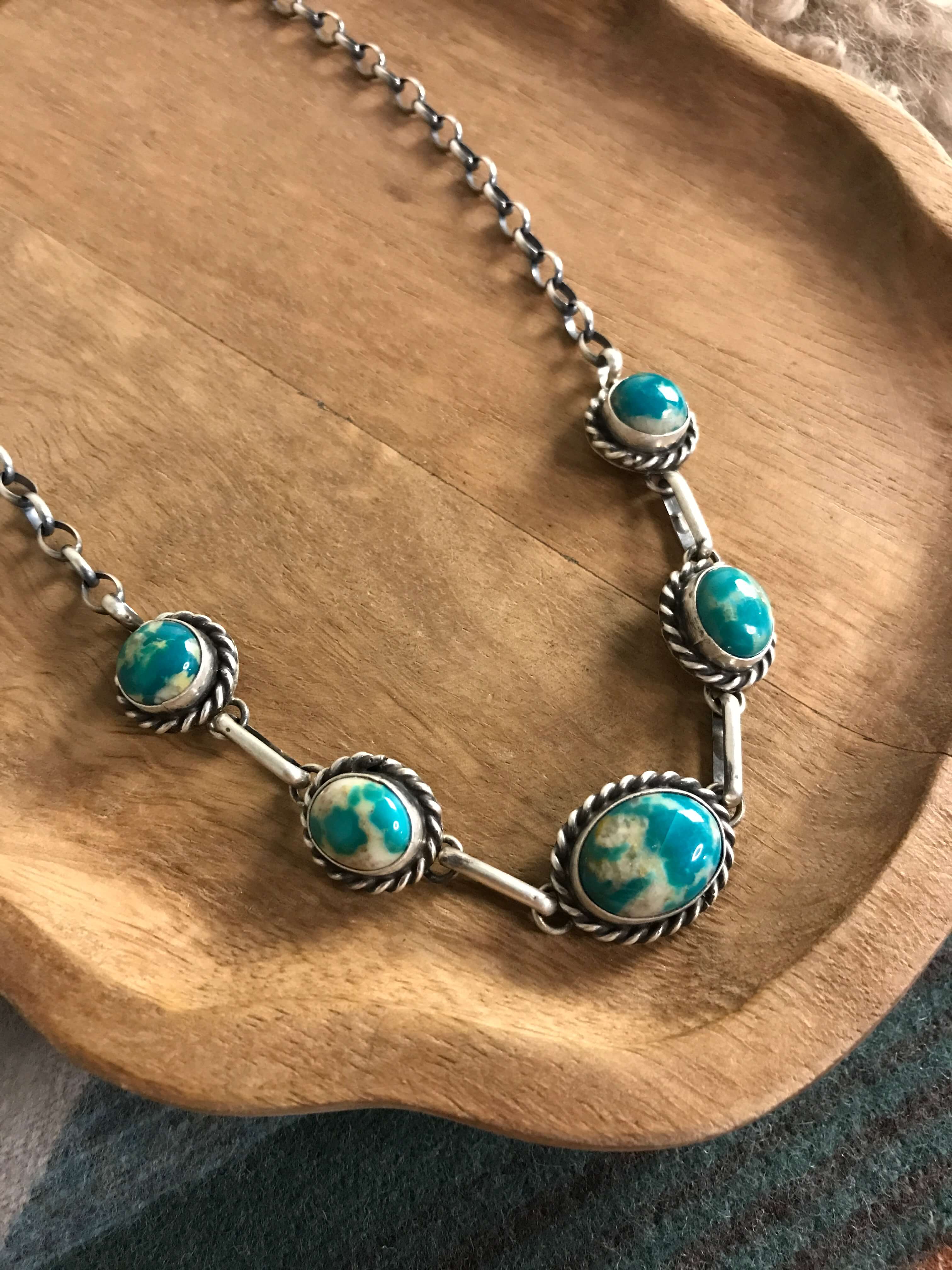 The Sutton Necklace, 6-Necklaces-Calli Co., Turquoise and Silver Jewelry, Native American Handmade, Zuni Tribe, Navajo Tribe, Brock Texas