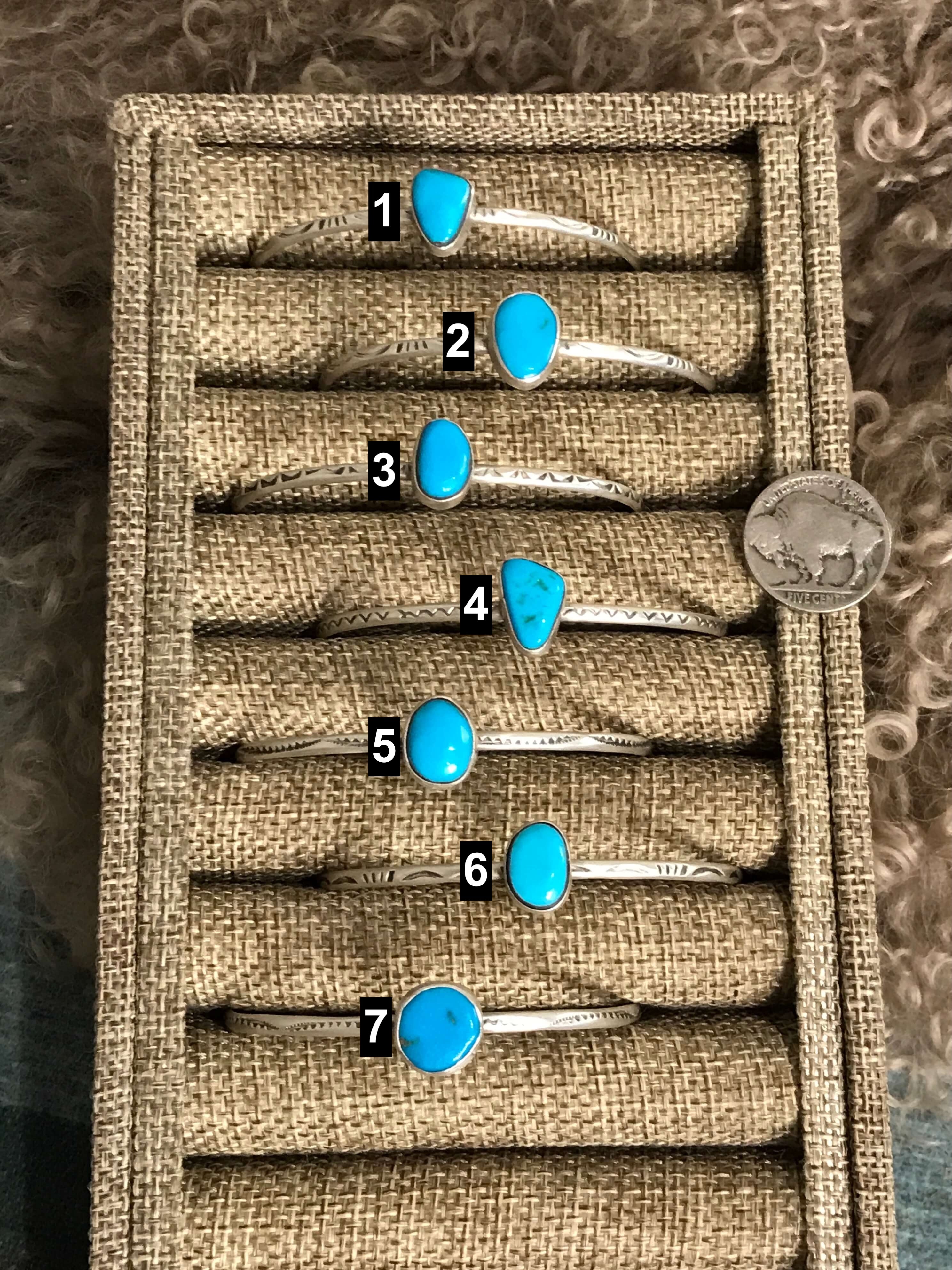 The Teague Cuffs xx-Bracelets & Cuffs-Calli Co., Turquoise and Silver Jewelry, Native American Handmade, Zuni Tribe, Navajo Tribe, Brock Texas