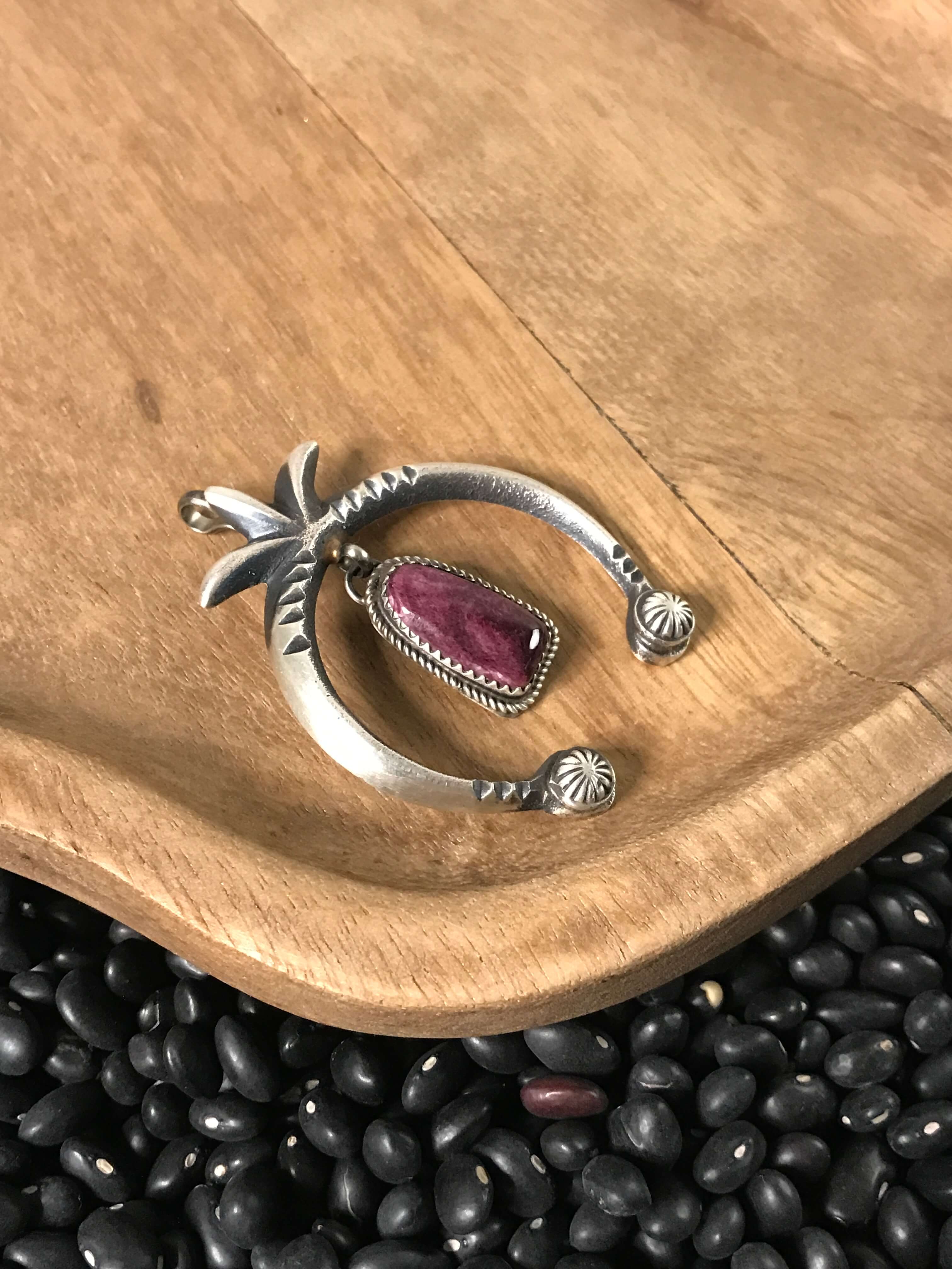 The Naja Pendant, 4-Pendants-Calli Co., Turquoise and Silver Jewelry, Native American Handmade, Zuni Tribe, Navajo Tribe, Brock Texas