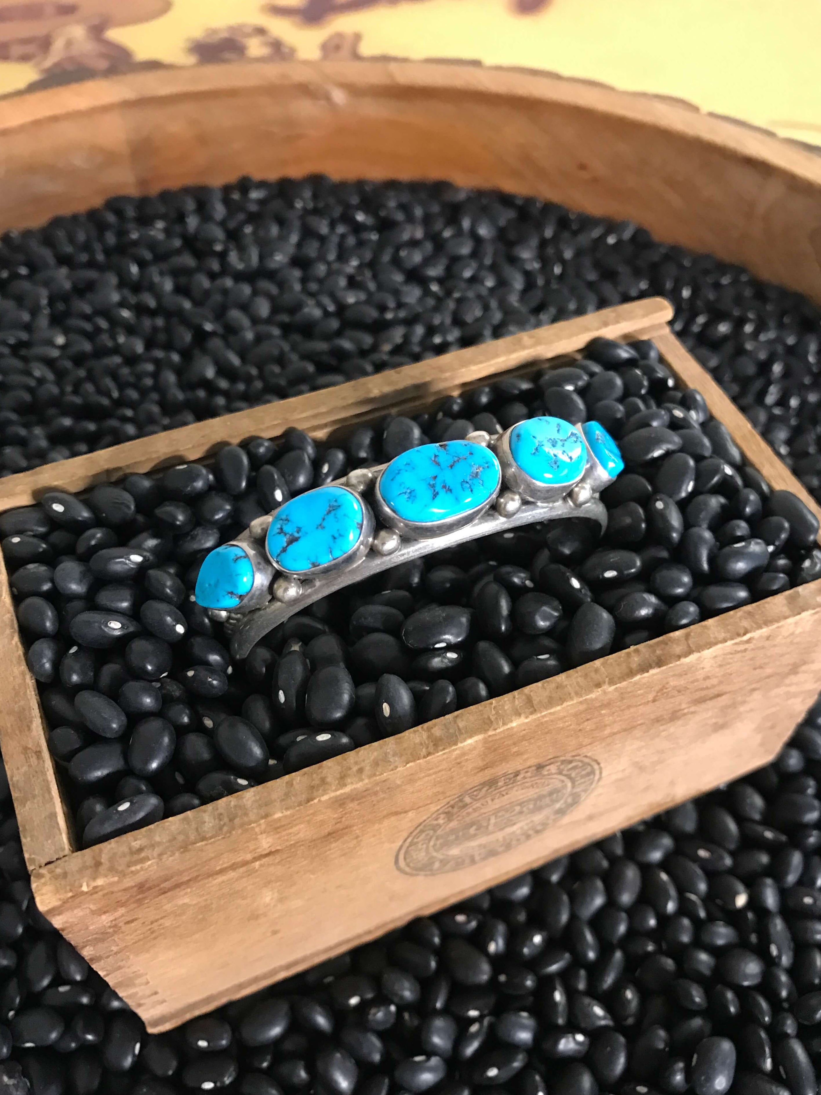 The Ozan Cuff-Bracelets & Cuffs-Calli Co., Turquoise and Silver Jewelry, Native American Handmade, Zuni Tribe, Navajo Tribe, Brock Texas