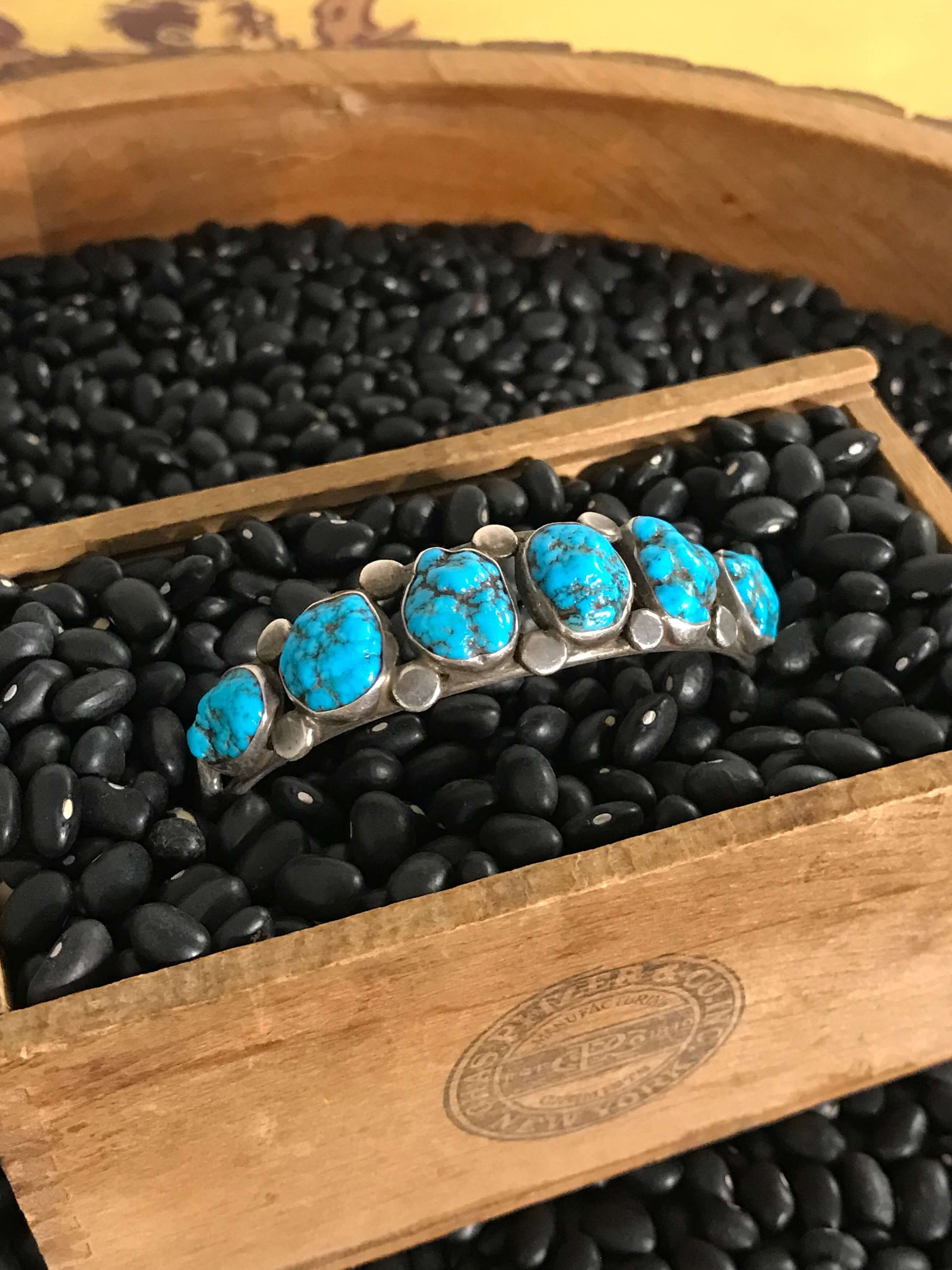 The Trinity Cuff-Bracelets & Cuffs-Calli Co., Turquoise and Silver Jewelry, Native American Handmade, Zuni Tribe, Navajo Tribe, Brock Texas
