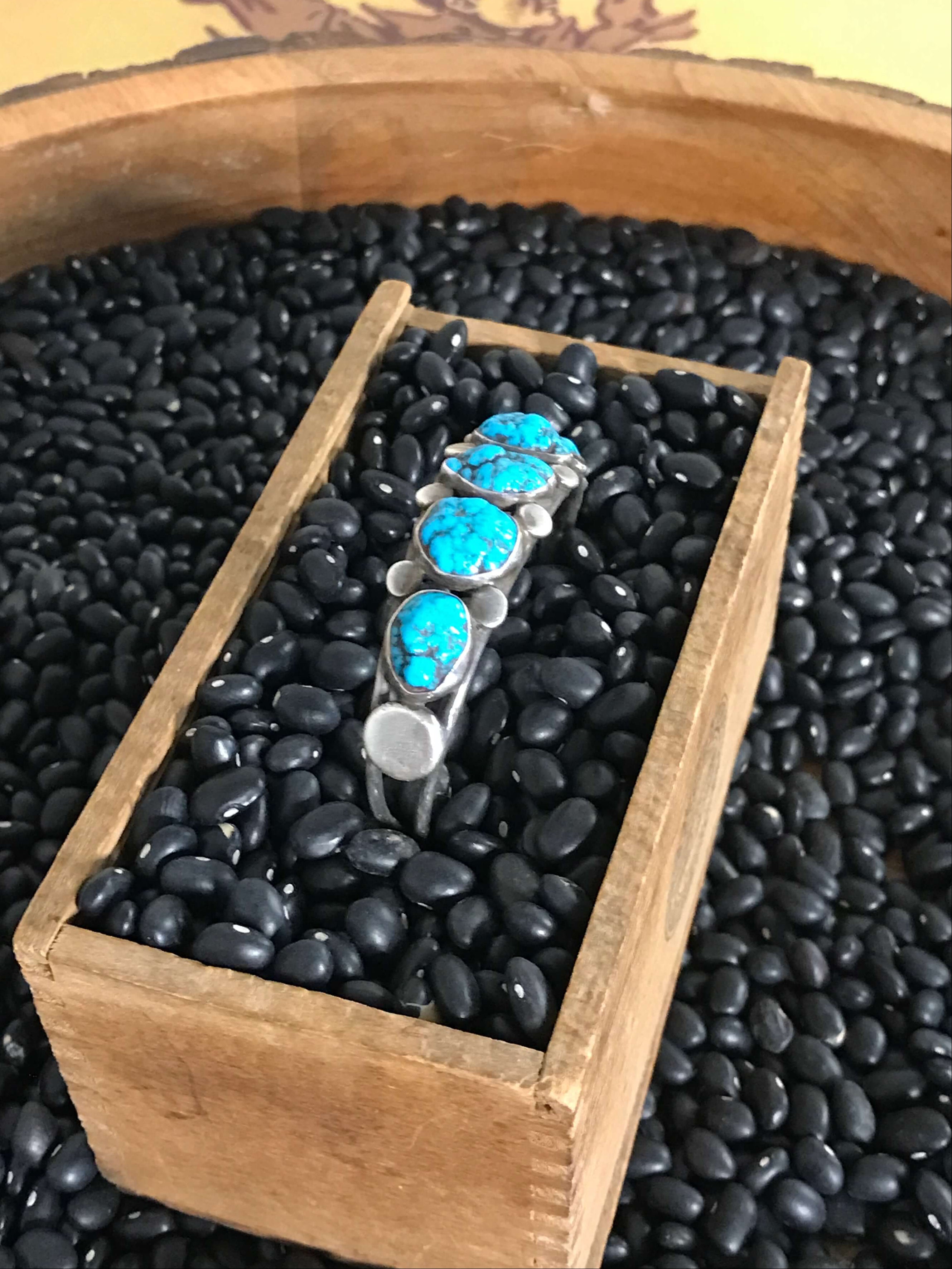 The Trinity Cuff-Bracelets & Cuffs-Calli Co., Turquoise and Silver Jewelry, Native American Handmade, Zuni Tribe, Navajo Tribe, Brock Texas