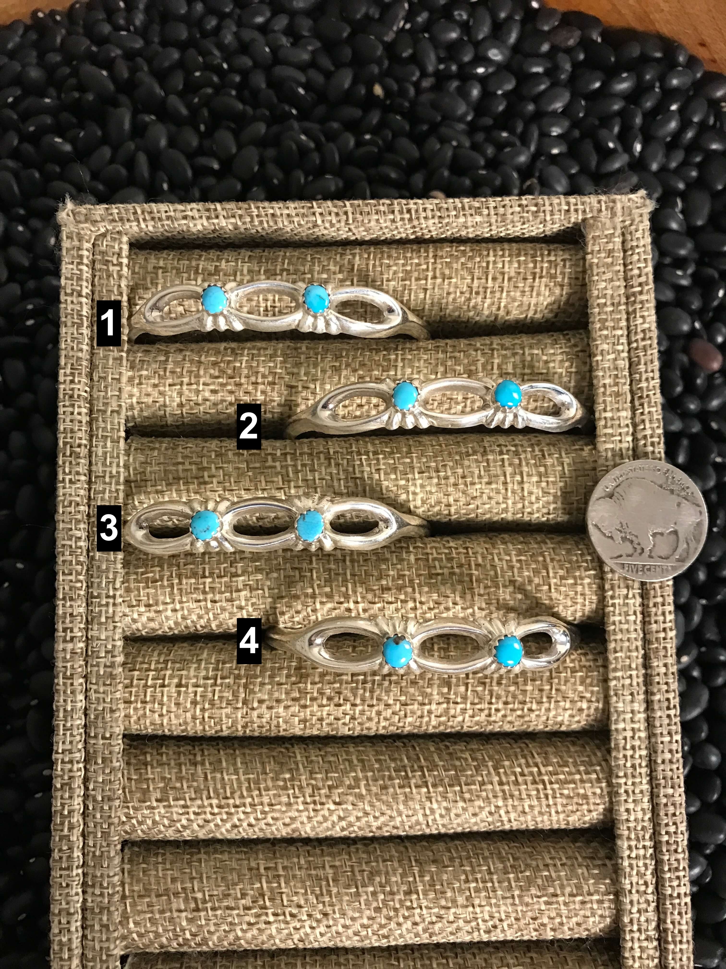 The Rolla Cuffs-Bracelets & Cuffs-Calli Co., Turquoise and Silver Jewelry, Native American Handmade, Zuni Tribe, Navajo Tribe, Brock Texas