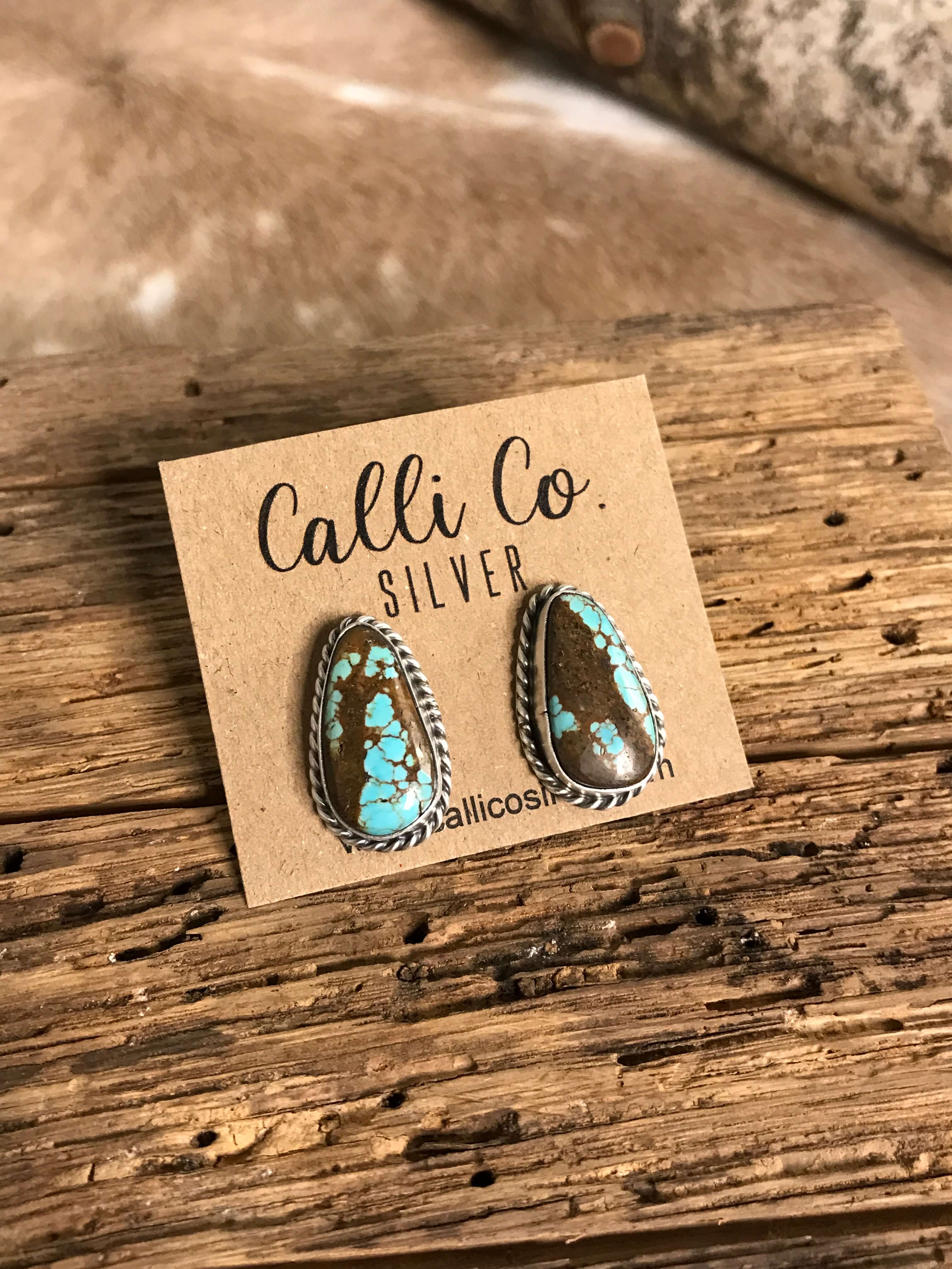 The Turquoise Studs, 11 | Calli Co Silver | Fort Worth, TX – Calli
