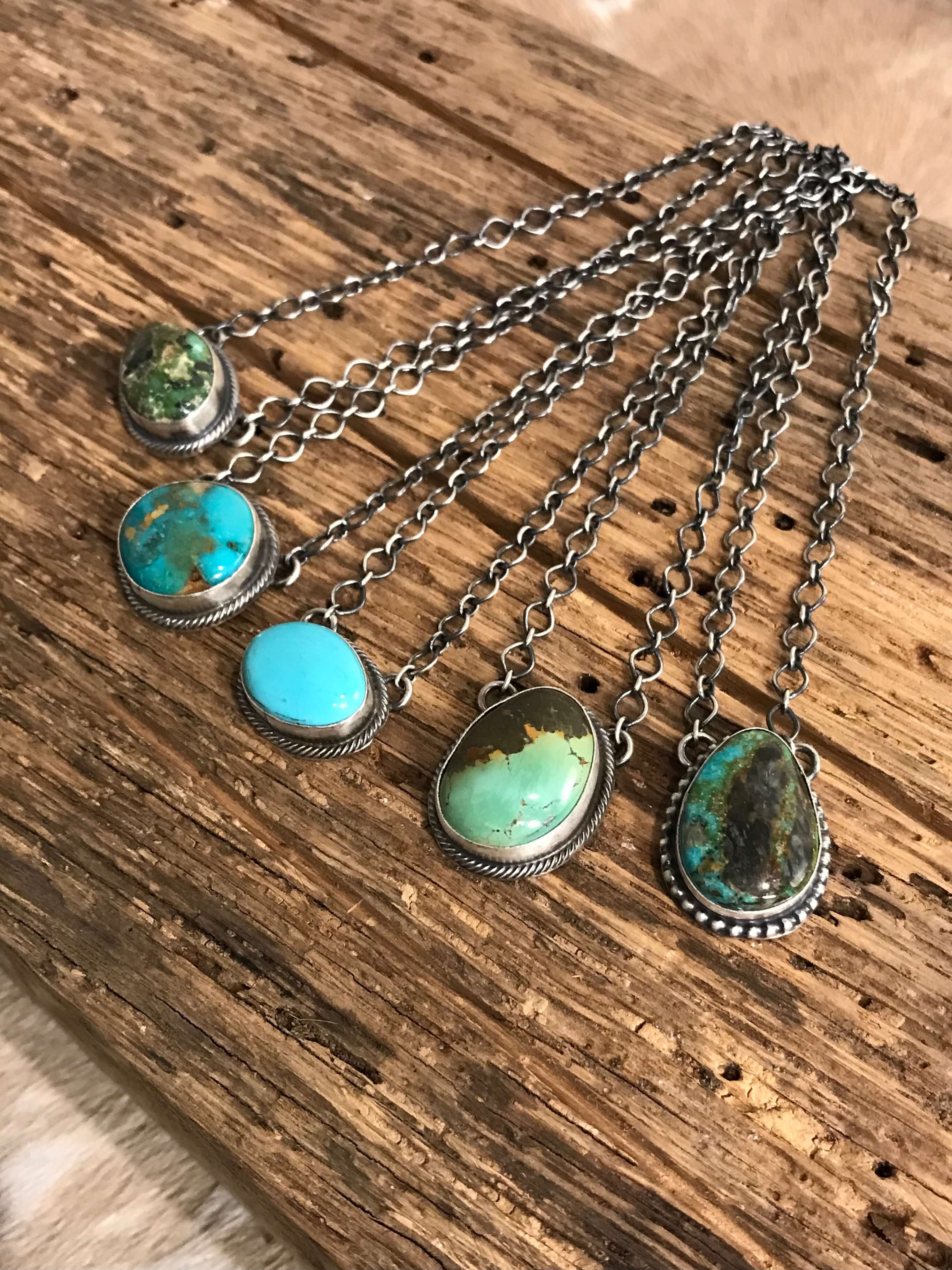 The Medina Necklaces-Necklaces-Calli Co., Turquoise and Silver Jewelry, Native American Handmade, Zuni Tribe, Navajo Tribe, Brock Texas