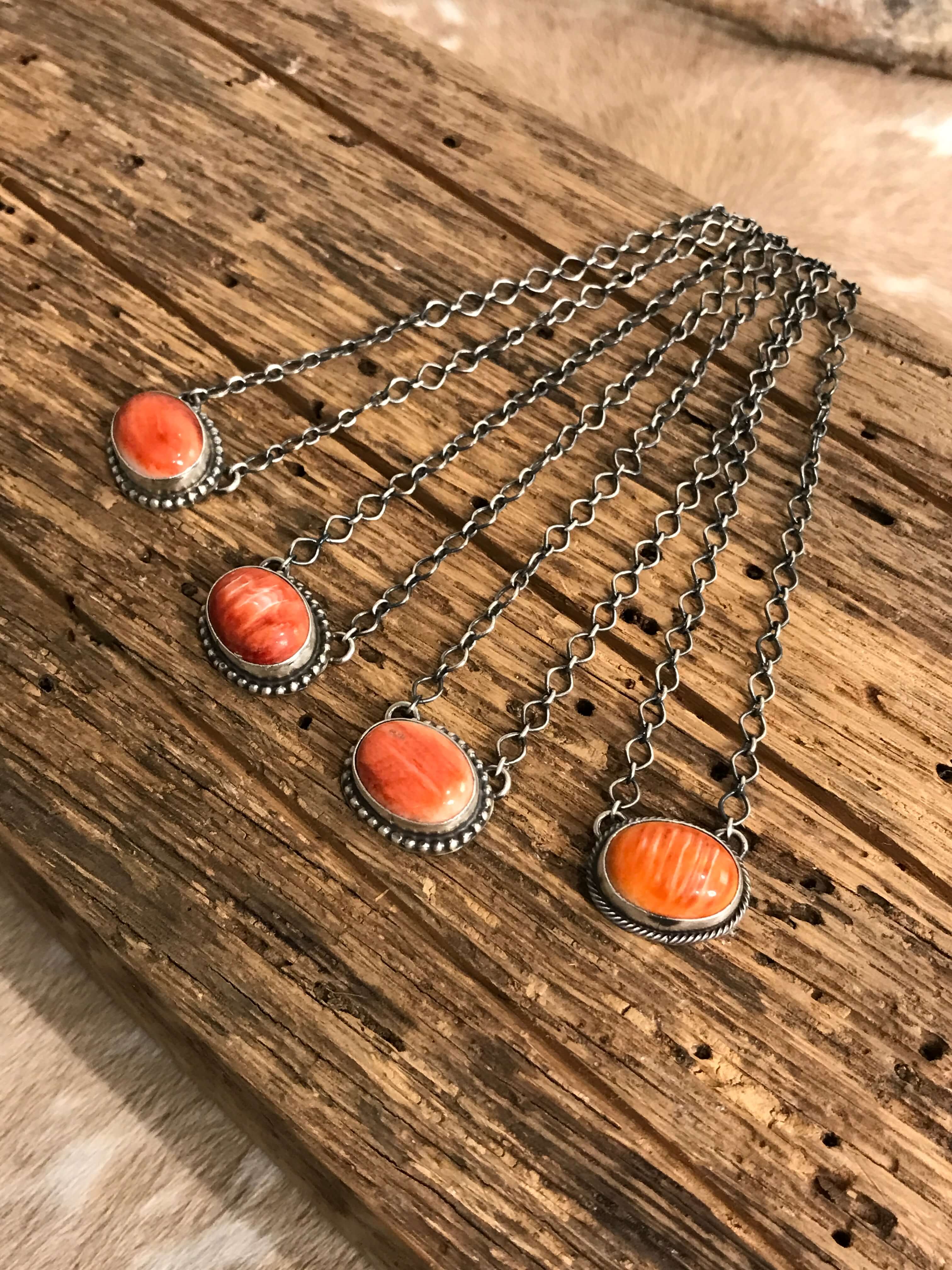 The Tullamore Necklaces-Necklaces-Calli Co., Turquoise and Silver Jewelry, Native American Handmade, Zuni Tribe, Navajo Tribe, Brock Texas