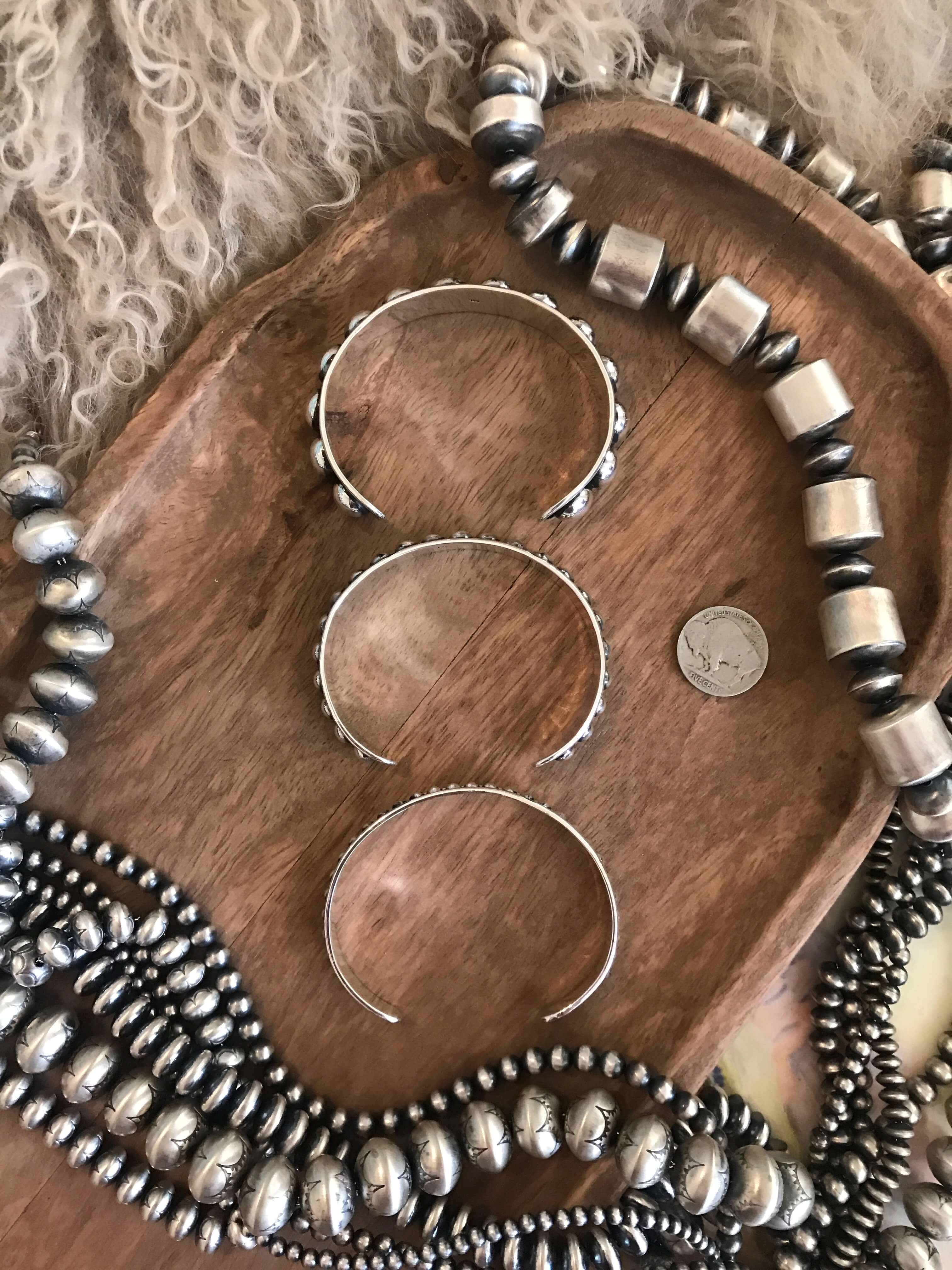 The Horizon Cuff-Bracelets & Cuffs-Calli Co., Turquoise and Silver Jewelry, Native American Handmade, Zuni Tribe, Navajo Tribe, Brock Texas