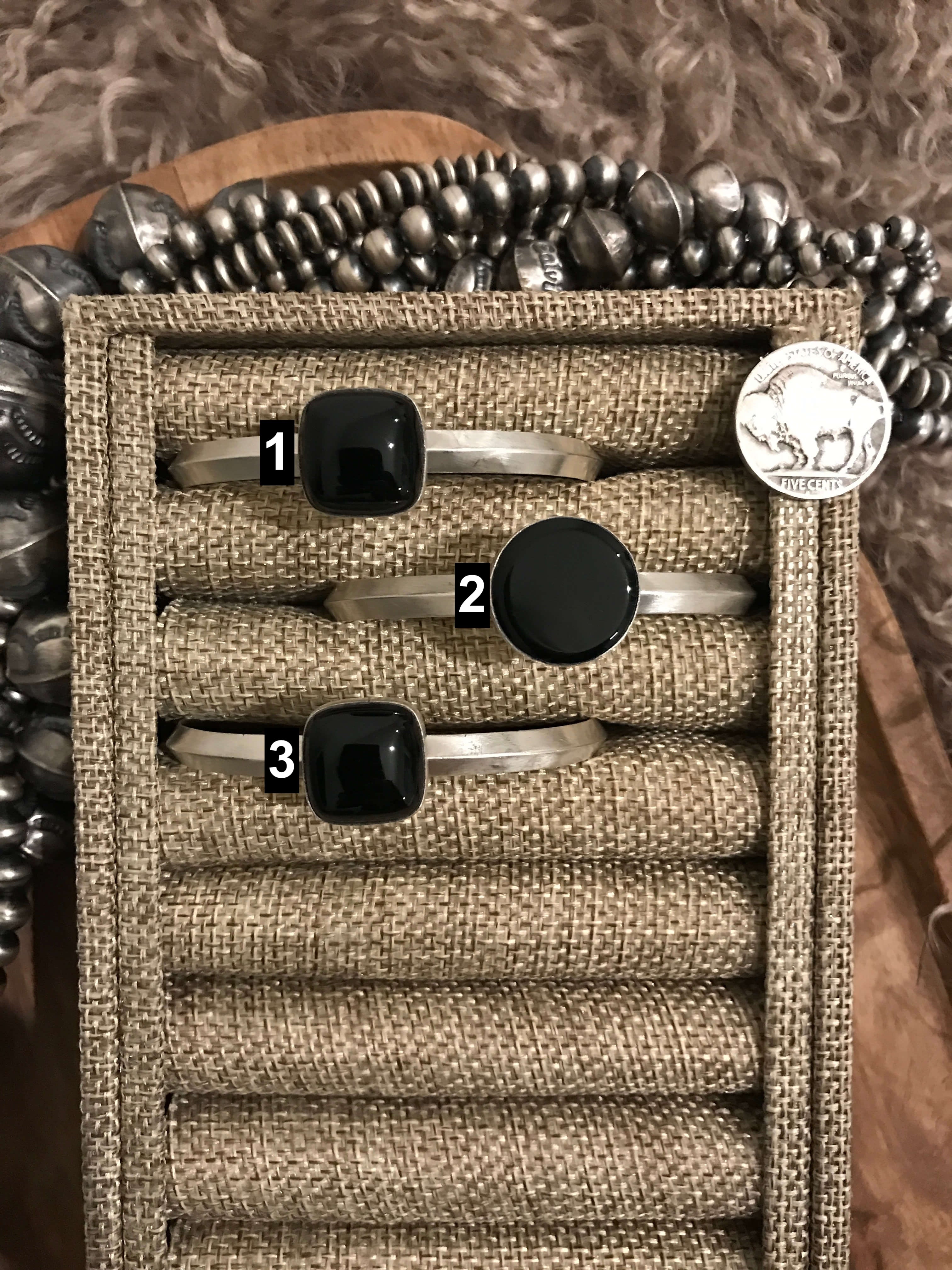 The Viera Cuffs-Bracelets & Cuffs-Calli Co., Turquoise and Silver Jewelry, Native American Handmade, Zuni Tribe, Navajo Tribe, Brock Texas