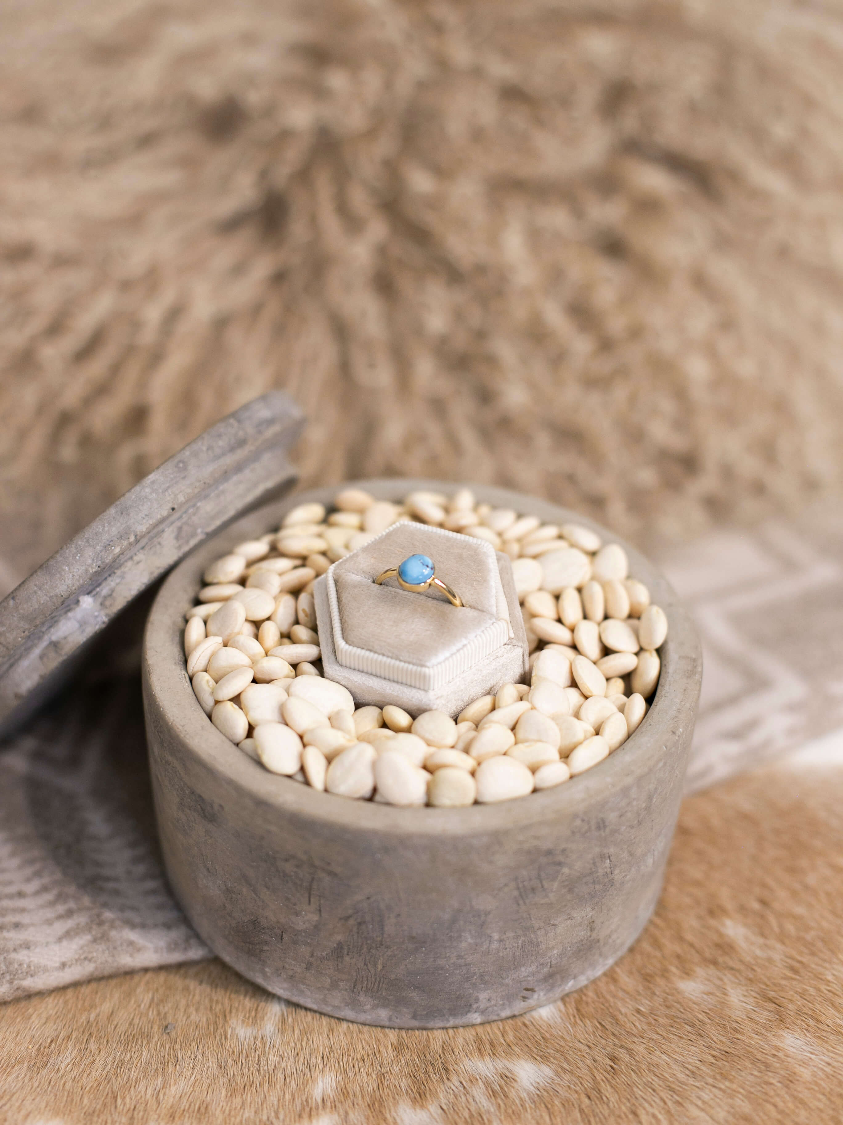 The Paris 14k and Turquoise Ring 20, Sz 8-Rings-Calli Co., Turquoise and Silver Jewelry, Native American Handmade, Zuni Tribe, Navajo Tribe, Brock Texas