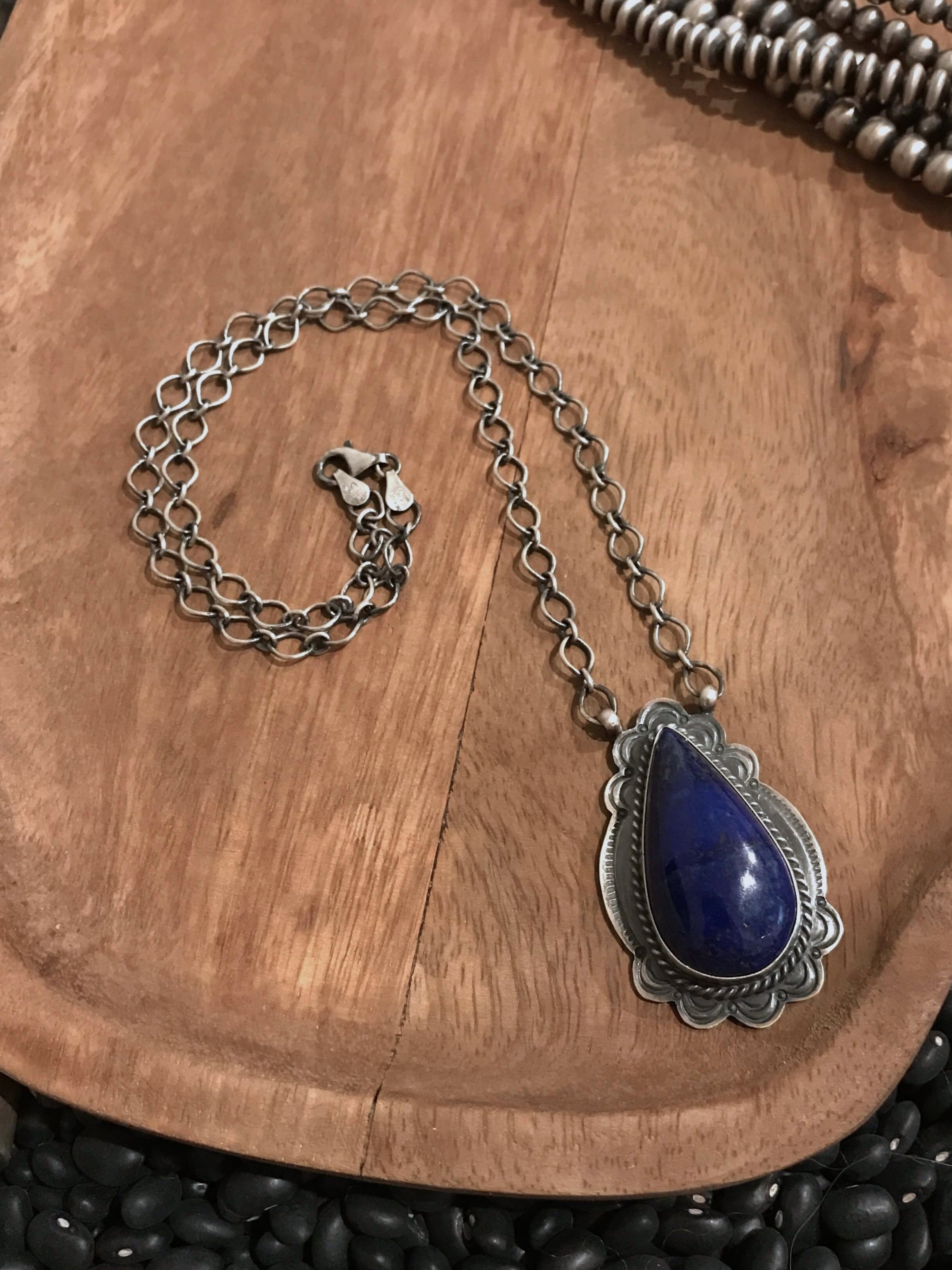 The Breckenridge Necklace, 2-Necklaces-Calli Co., Turquoise and Silver Jewelry, Native American Handmade, Zuni Tribe, Navajo Tribe, Brock Texas