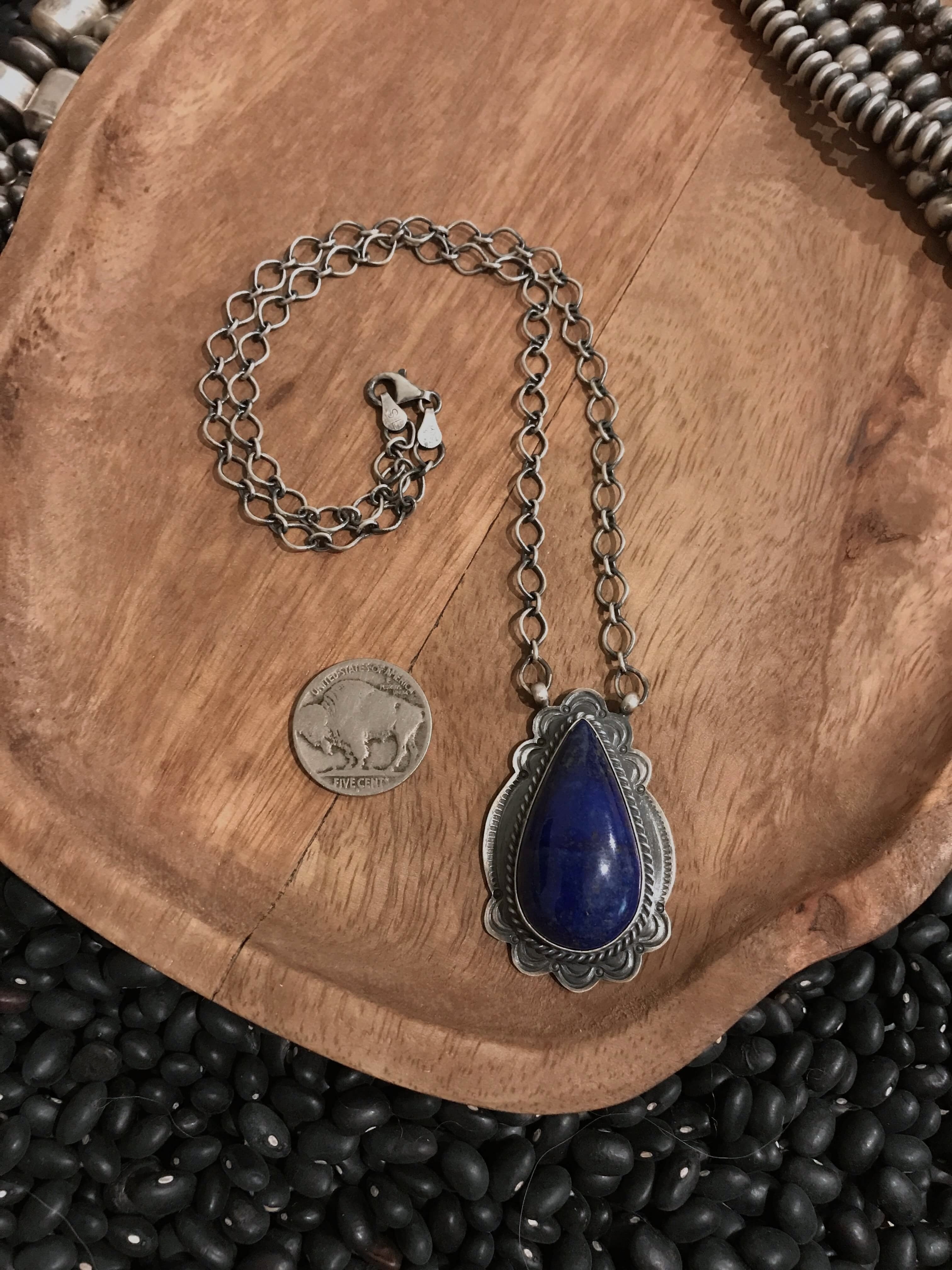 The Breckenridge Necklace, 2-Necklaces-Calli Co., Turquoise and Silver Jewelry, Native American Handmade, Zuni Tribe, Navajo Tribe, Brock Texas