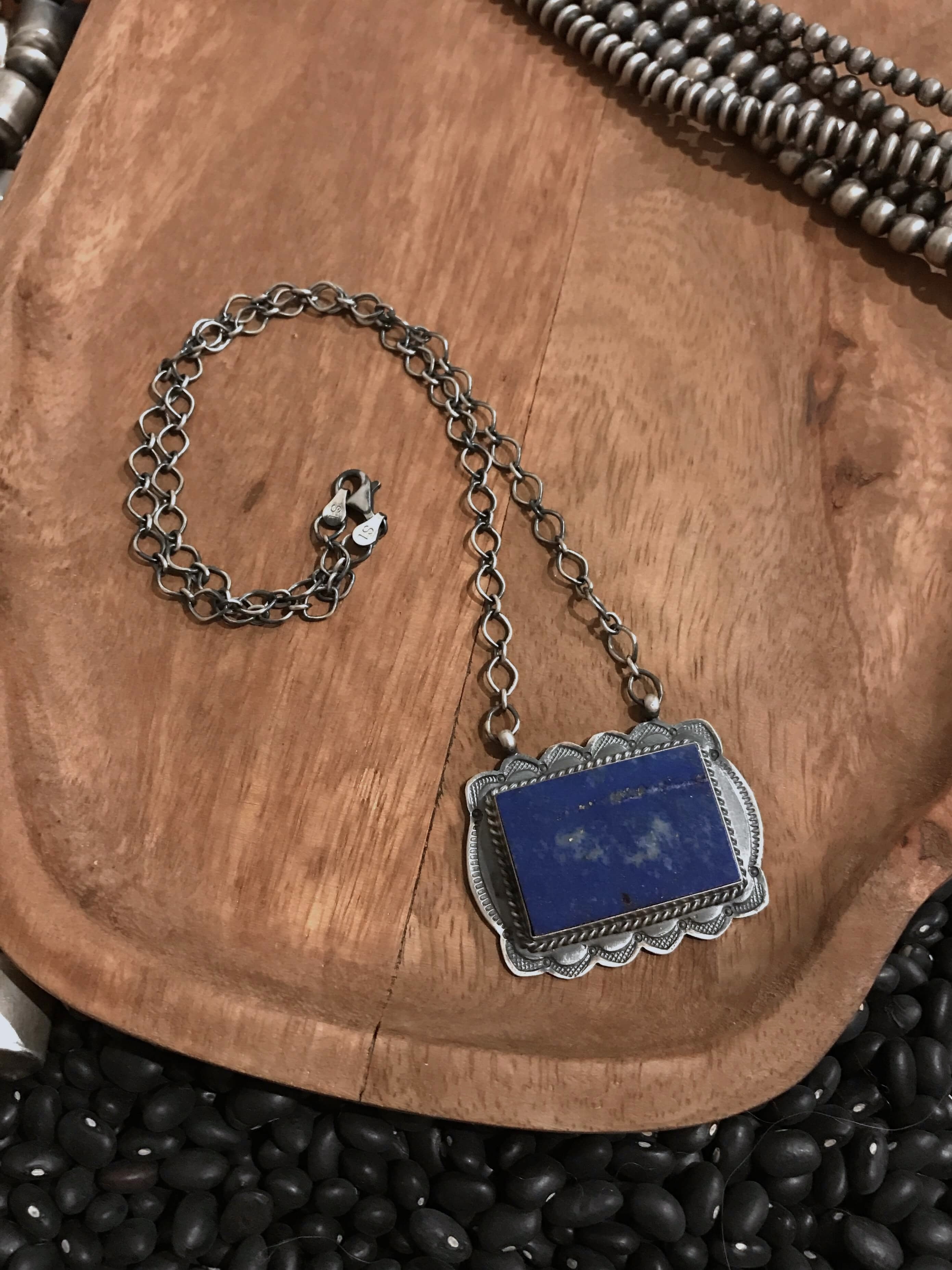 The Breckenridge Necklace, 3-Necklaces-Calli Co., Turquoise and Silver Jewelry, Native American Handmade, Zuni Tribe, Navajo Tribe, Brock Texas