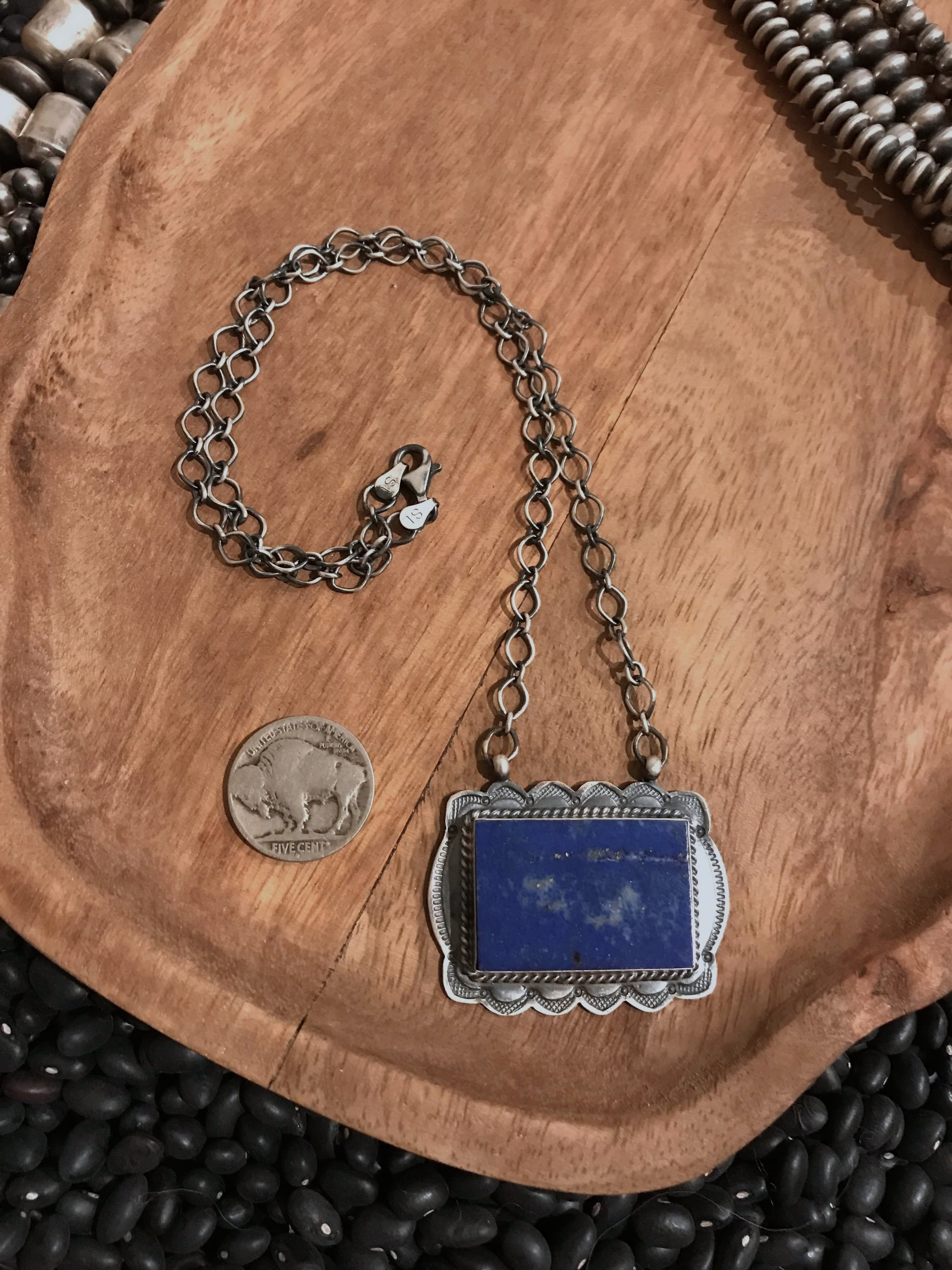 The Breckenridge Necklace, 3-Necklaces-Calli Co., Turquoise and Silver Jewelry, Native American Handmade, Zuni Tribe, Navajo Tribe, Brock Texas