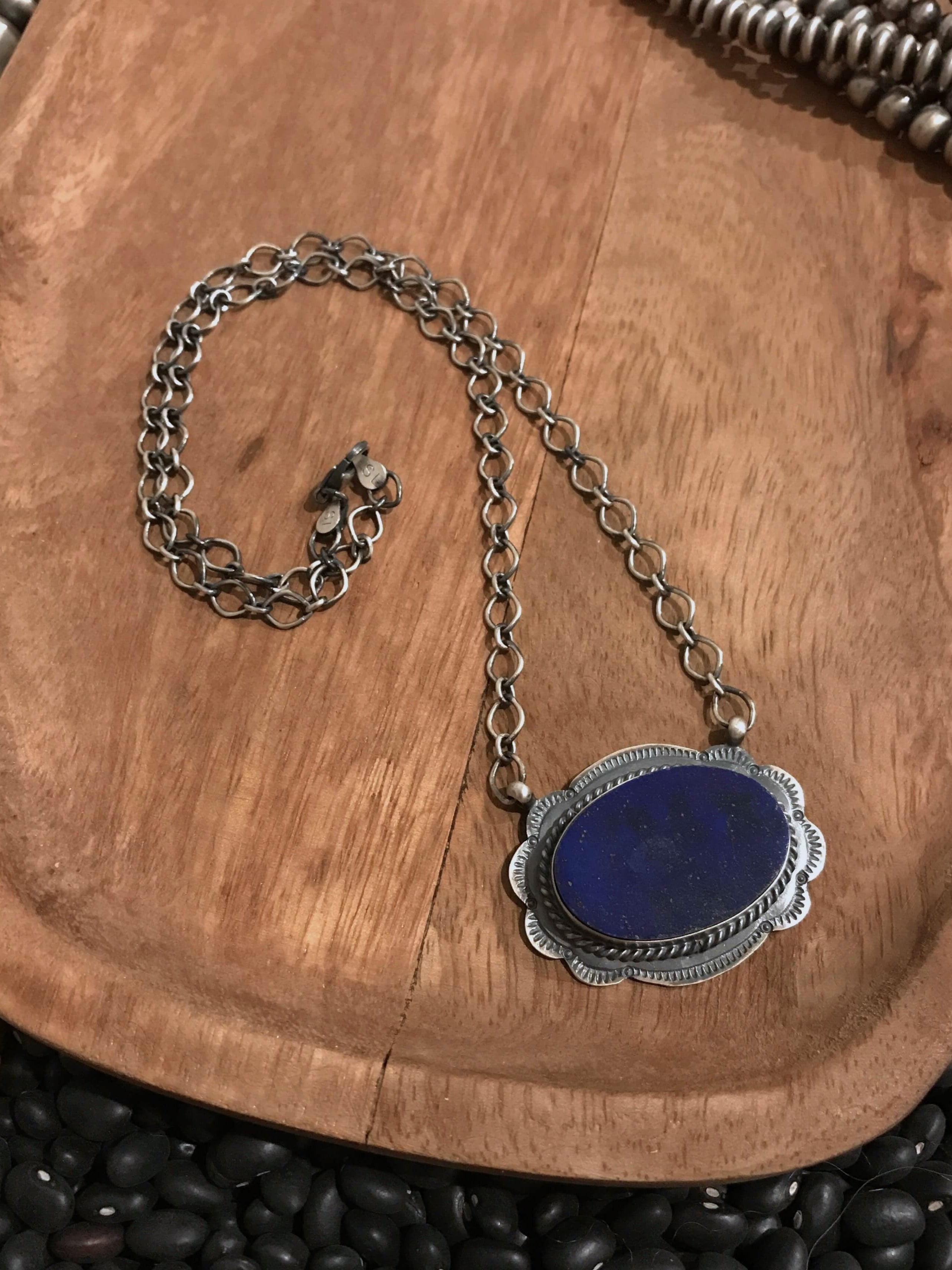 The Breckenridge Necklace, 4-Necklaces-Calli Co., Turquoise and Silver Jewelry, Native American Handmade, Zuni Tribe, Navajo Tribe, Brock Texas