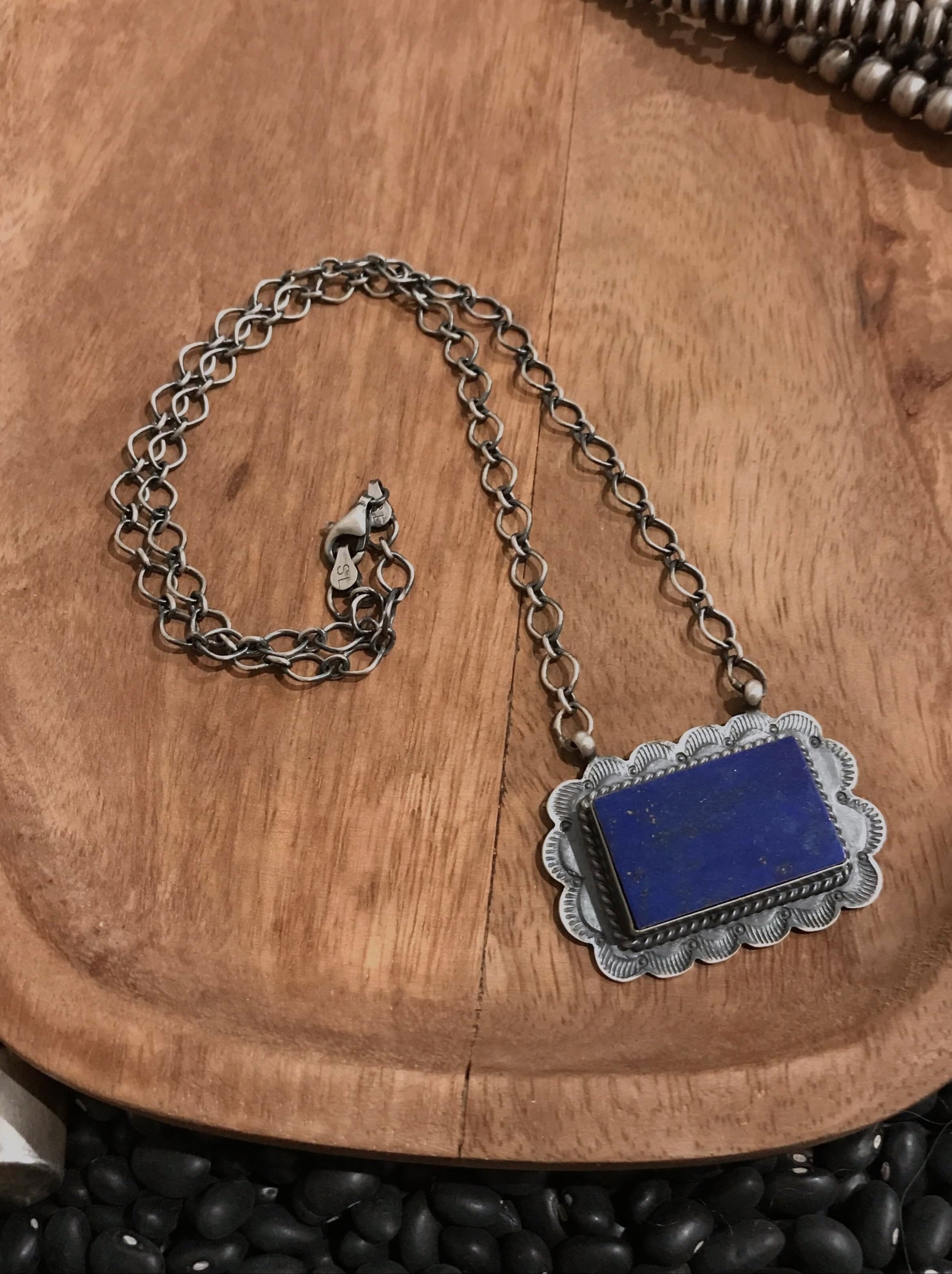 The Breckenridge Necklace, 5-Necklaces-Calli Co., Turquoise and Silver Jewelry, Native American Handmade, Zuni Tribe, Navajo Tribe, Brock Texas