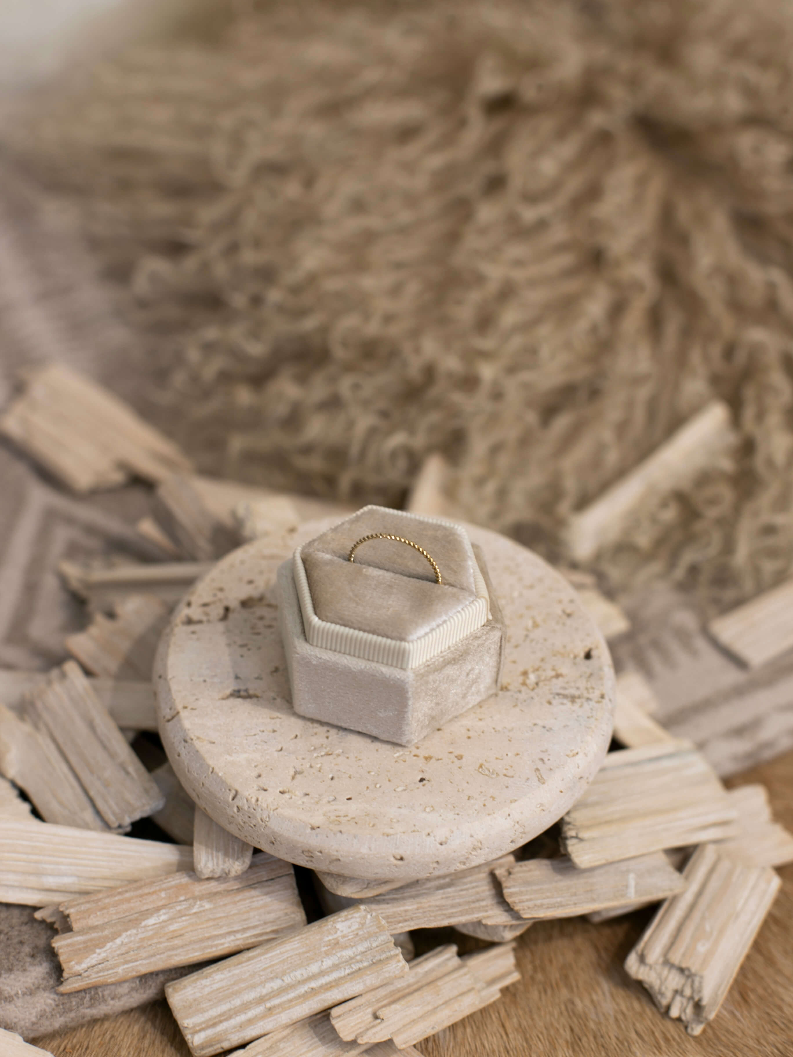 The Dainty Gold Rope Ring-Rings-Calli Co., Turquoise and Silver Jewelry, Native American Handmade, Zuni Tribe, Navajo Tribe, Brock Texas