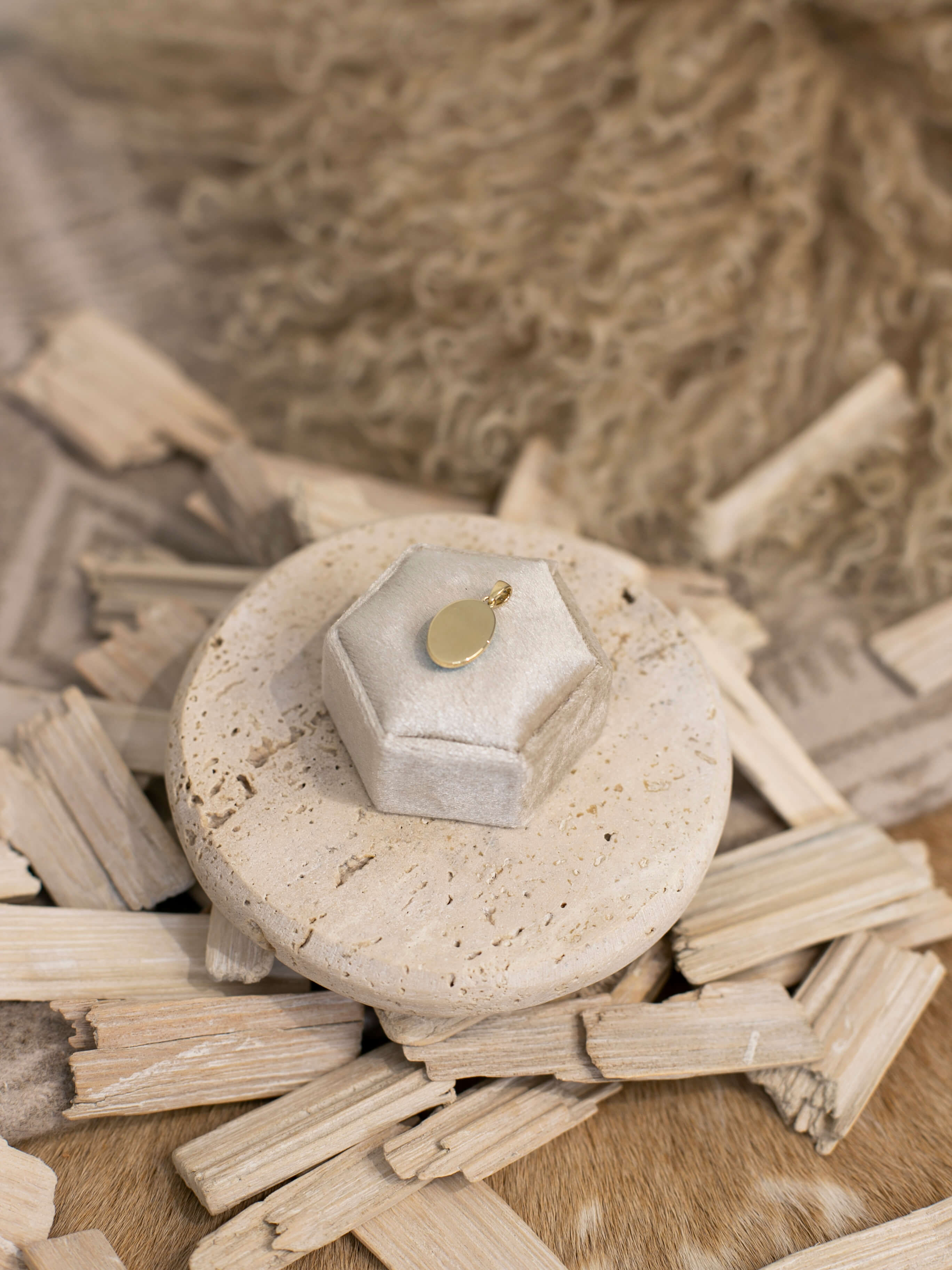 The Orleans 14k and Turquoise Pendant, 2-Pendants-Calli Co., Turquoise and Silver Jewelry, Native American Handmade, Zuni Tribe, Navajo Tribe, Brock Texas